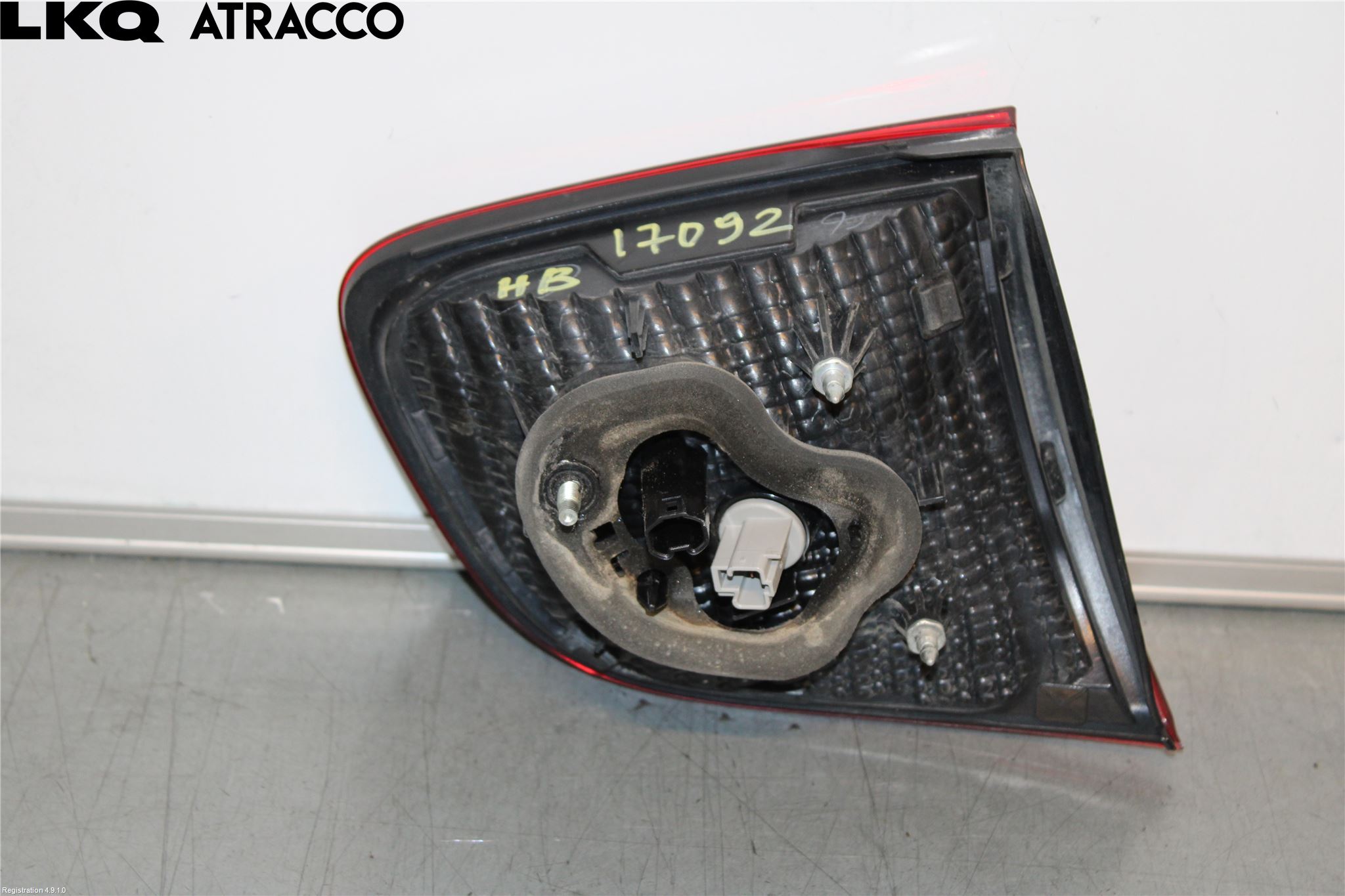 Peugeot 4008 Baklykt Høyre  På Luke(Indre)