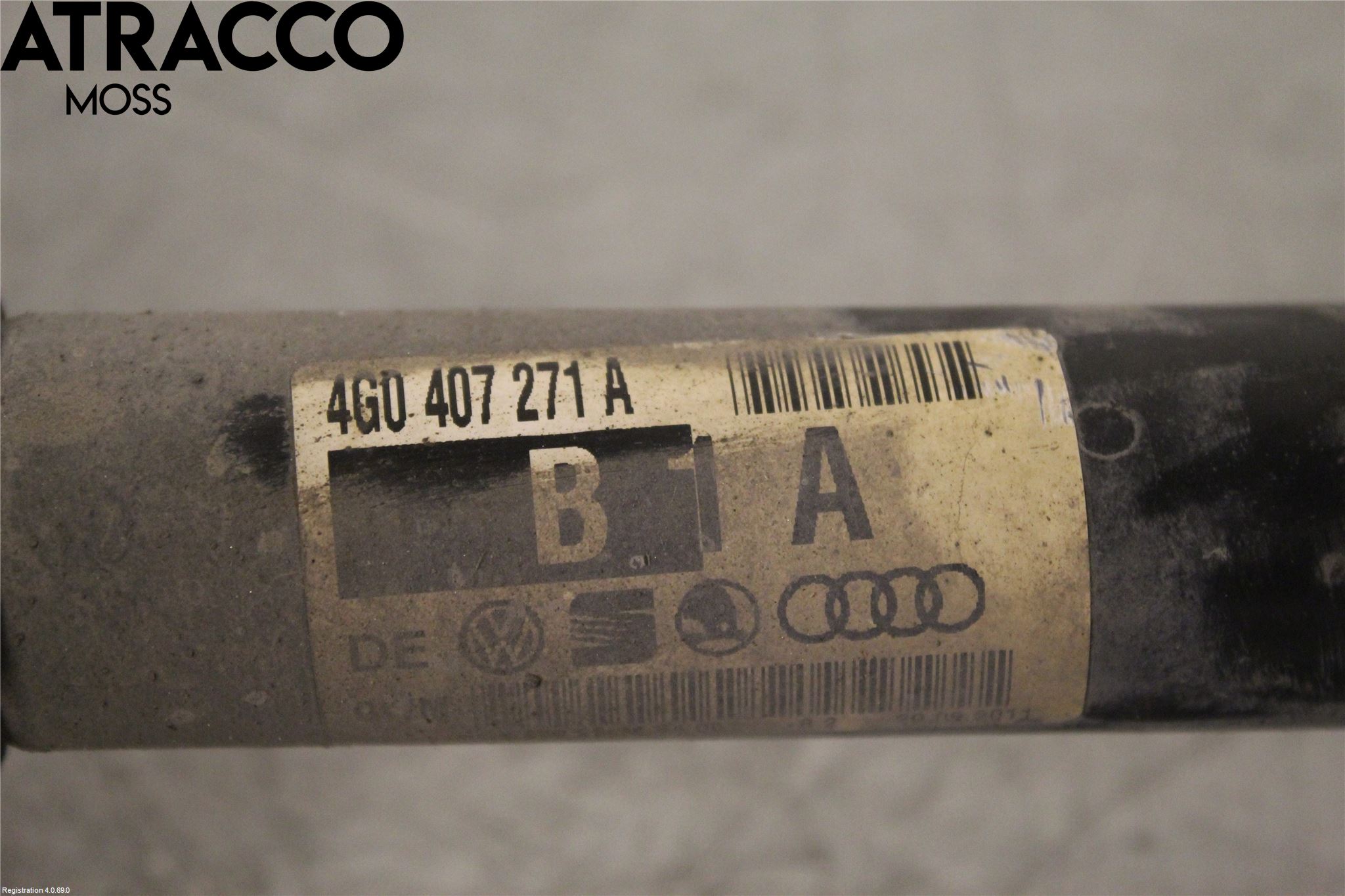 Audi A6/S6 4G 11-18 Drivaksel Foran Kompl Høyre