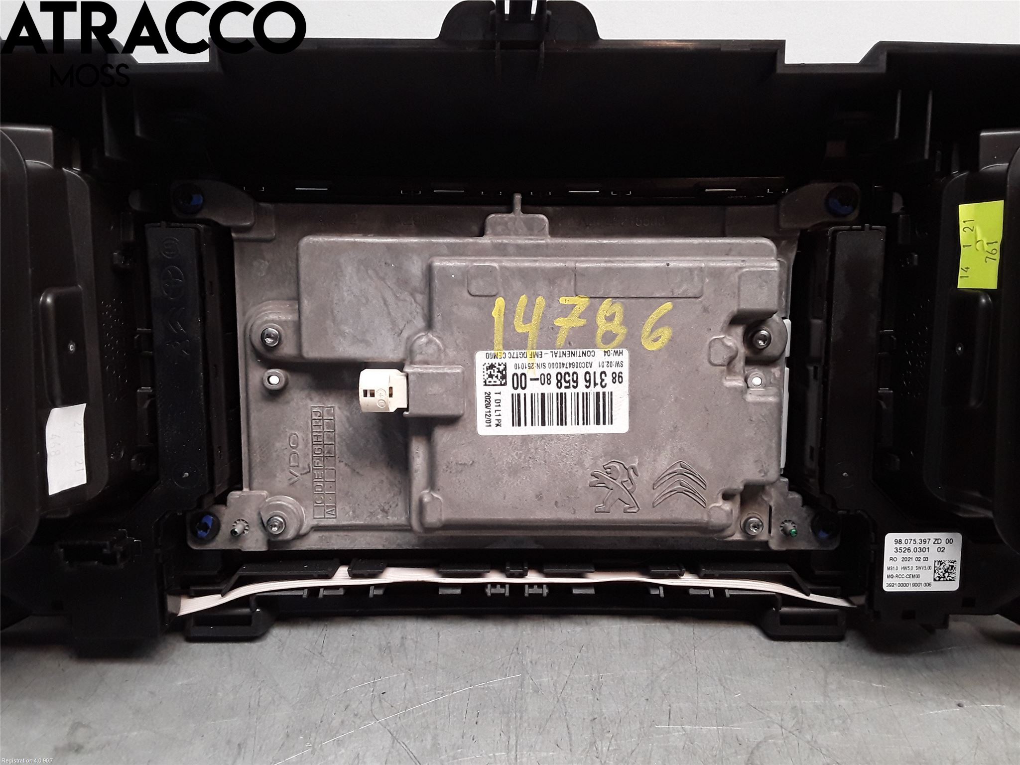 Toyota PROACE II 16- Multifunktionsdisplay