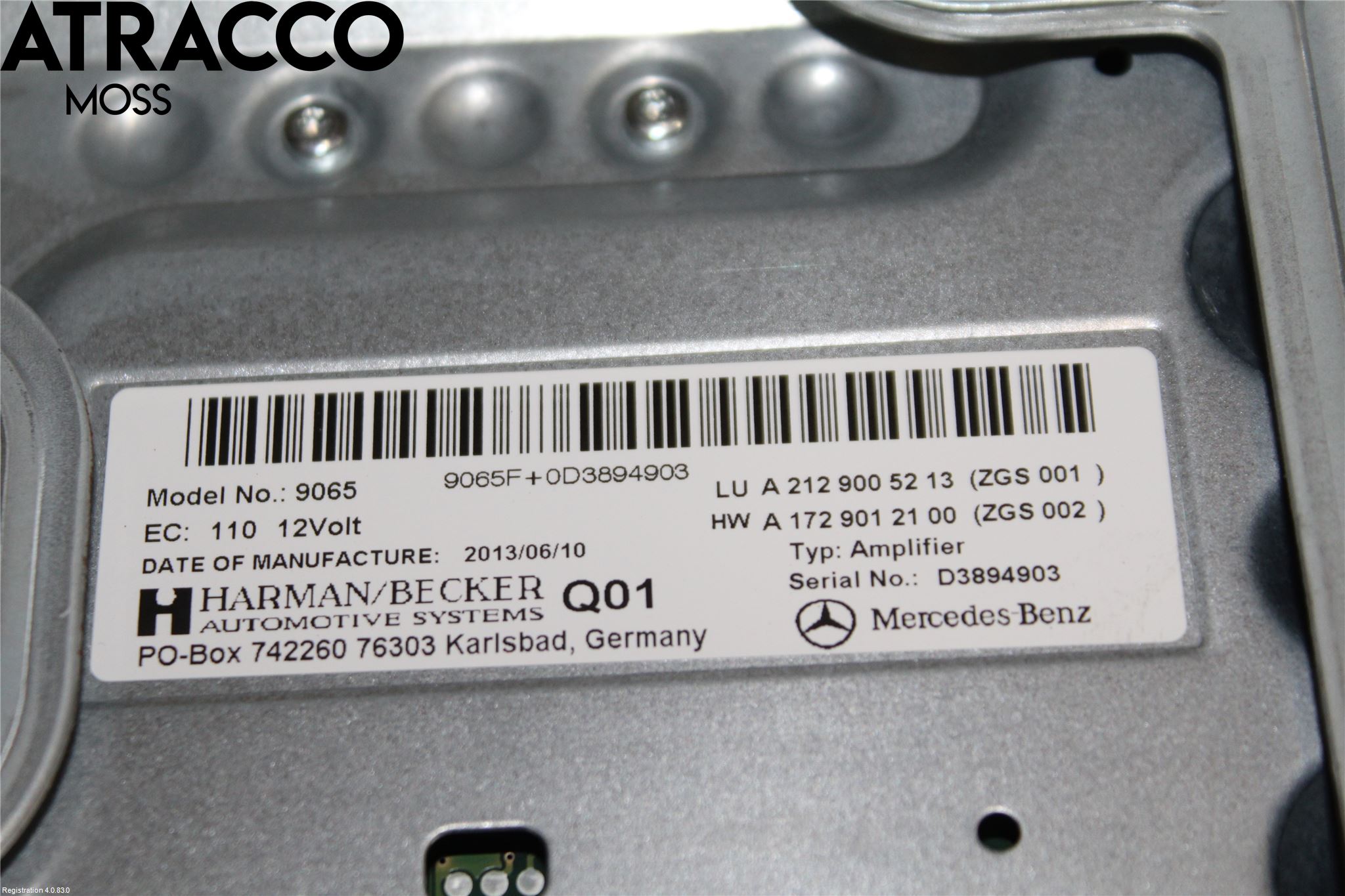 Mercedes-Benz MB E-KLASS (W212) 09-16 Stereo Forsterker