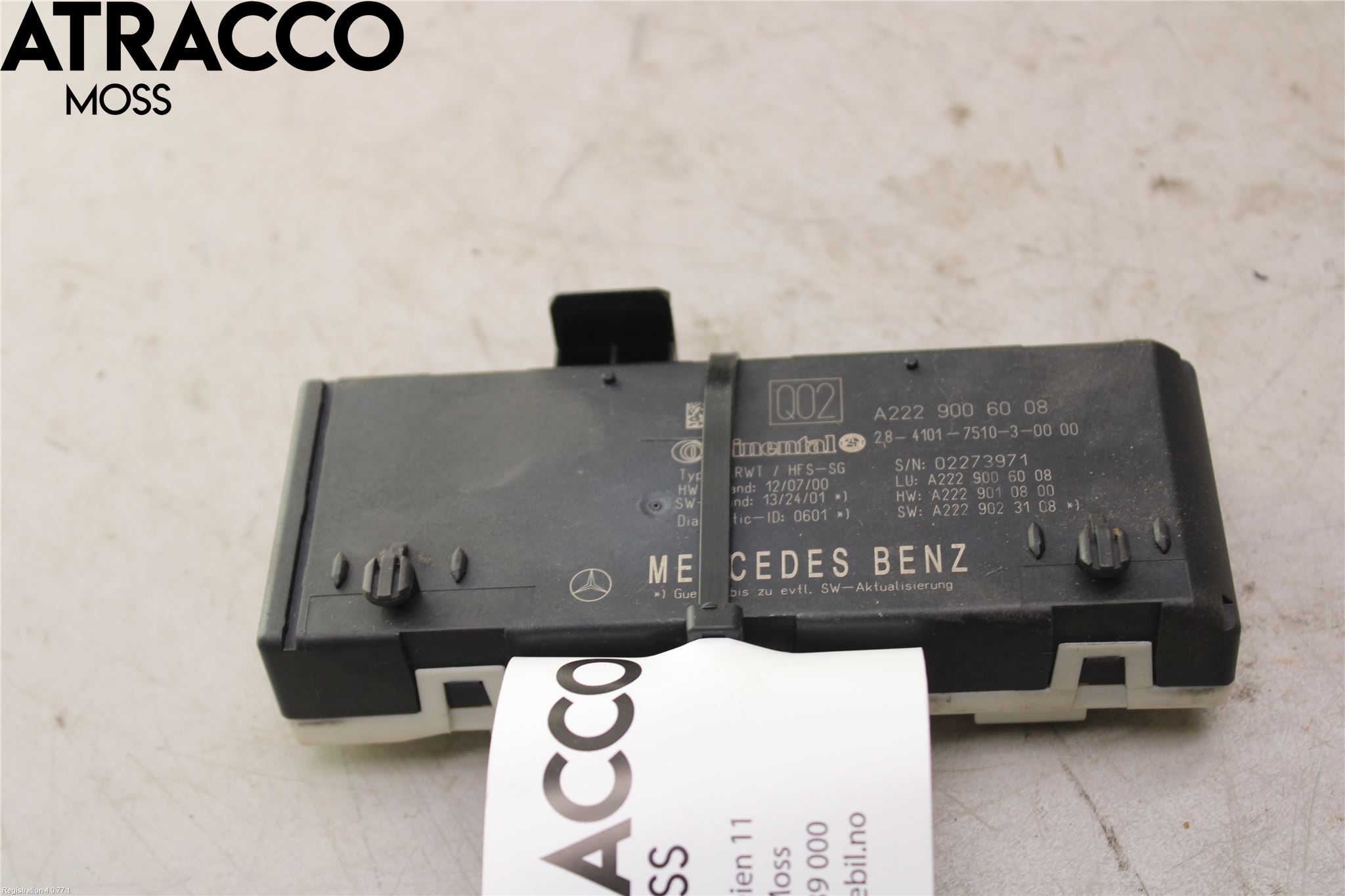 Mercedes-Benz MB C-KLASS (W205) 14-21 Styreenhet Øvrig