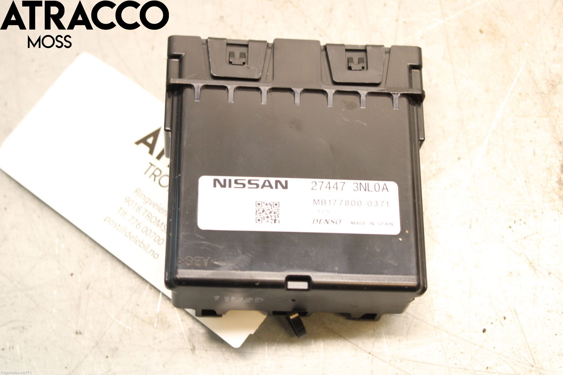 Nissan LEAF 18- Styreenhet Øvrig