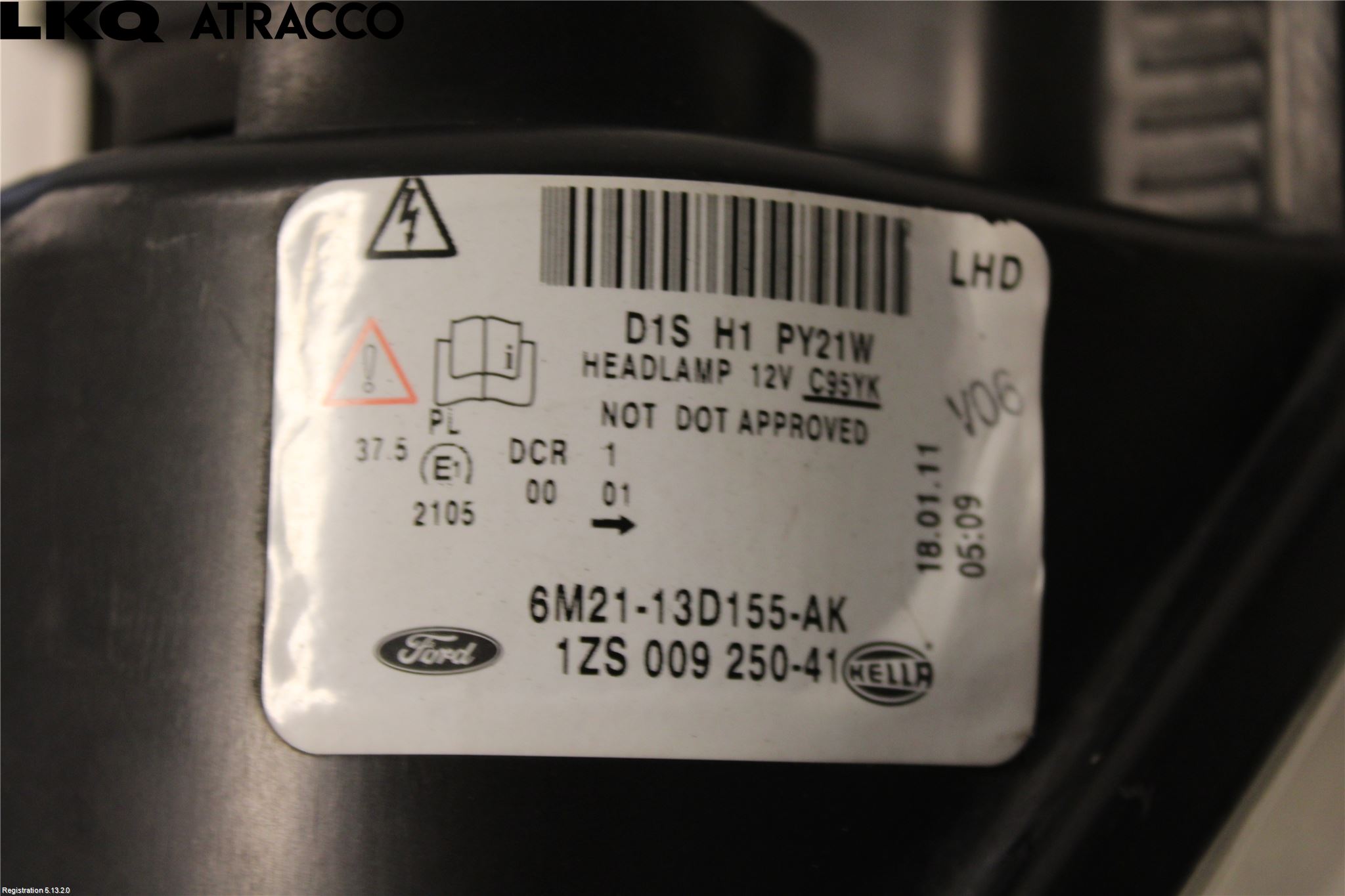 Ford GALAXY 06-15 Frontlykt Venstre