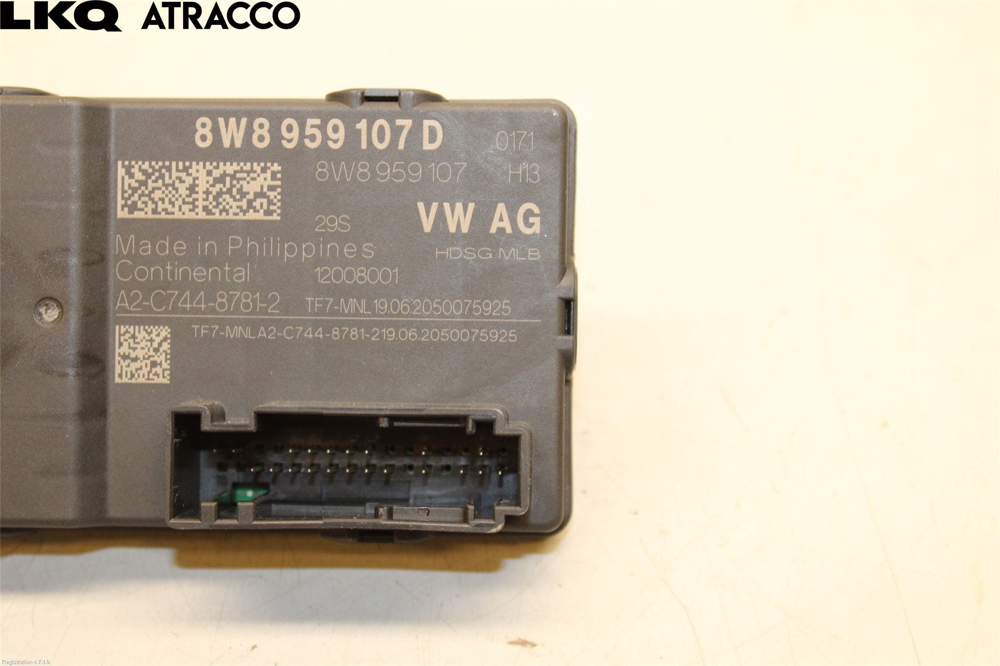 Audi E-TRON, S GE 19- Styreenhet Bakluke