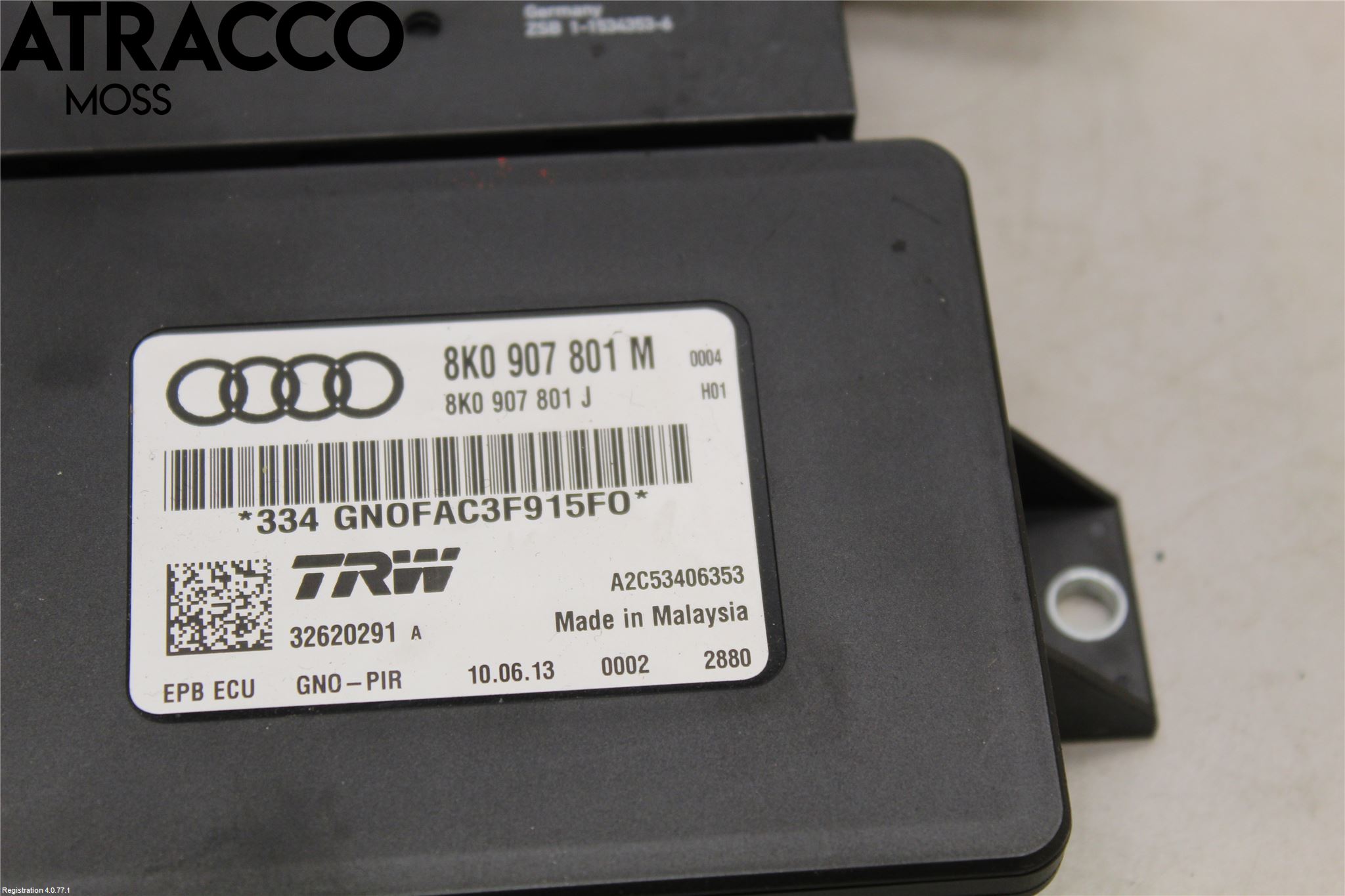 Audi A4 12-15 Styreenhet Parkbrems