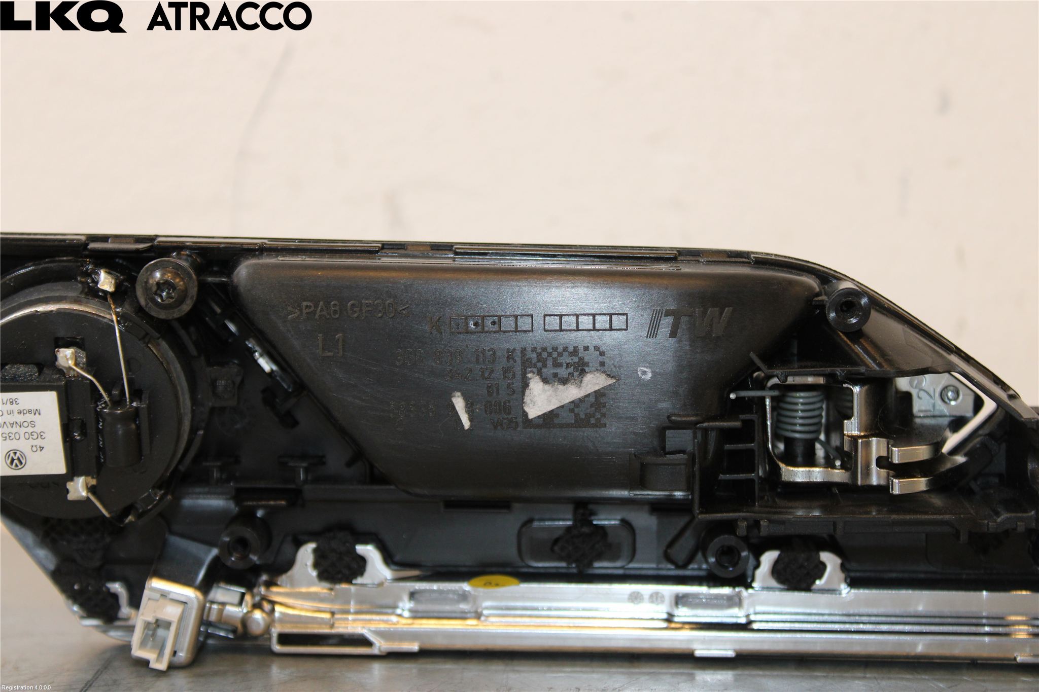 Volkswagen VW PASSAT 15-19 Innr Dørhandtak V Indre