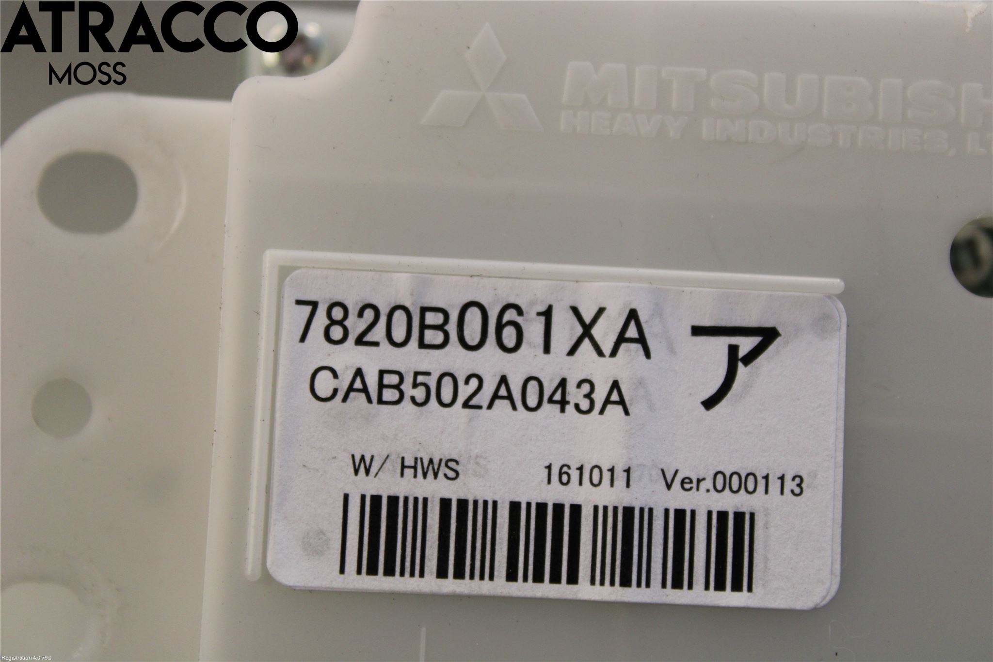 Mitsubishi OUTLANDER 13-21 Varme Ac Betjening-Display