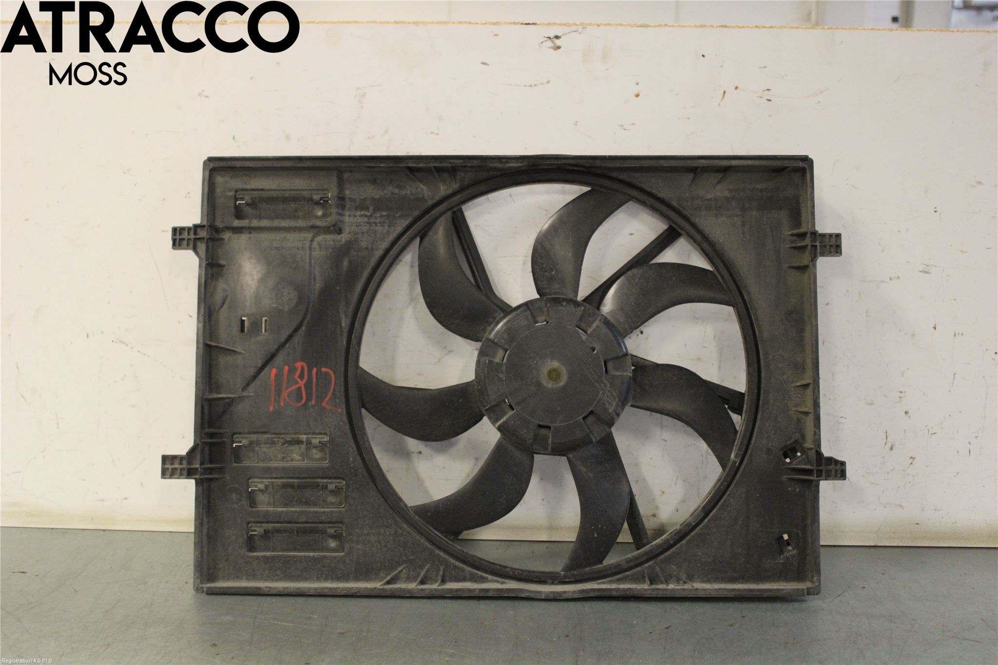 Volkswagen VW GOLF / E-GOLF VII 13-20 Kjølevifte-Radiator Hus-Kåpe