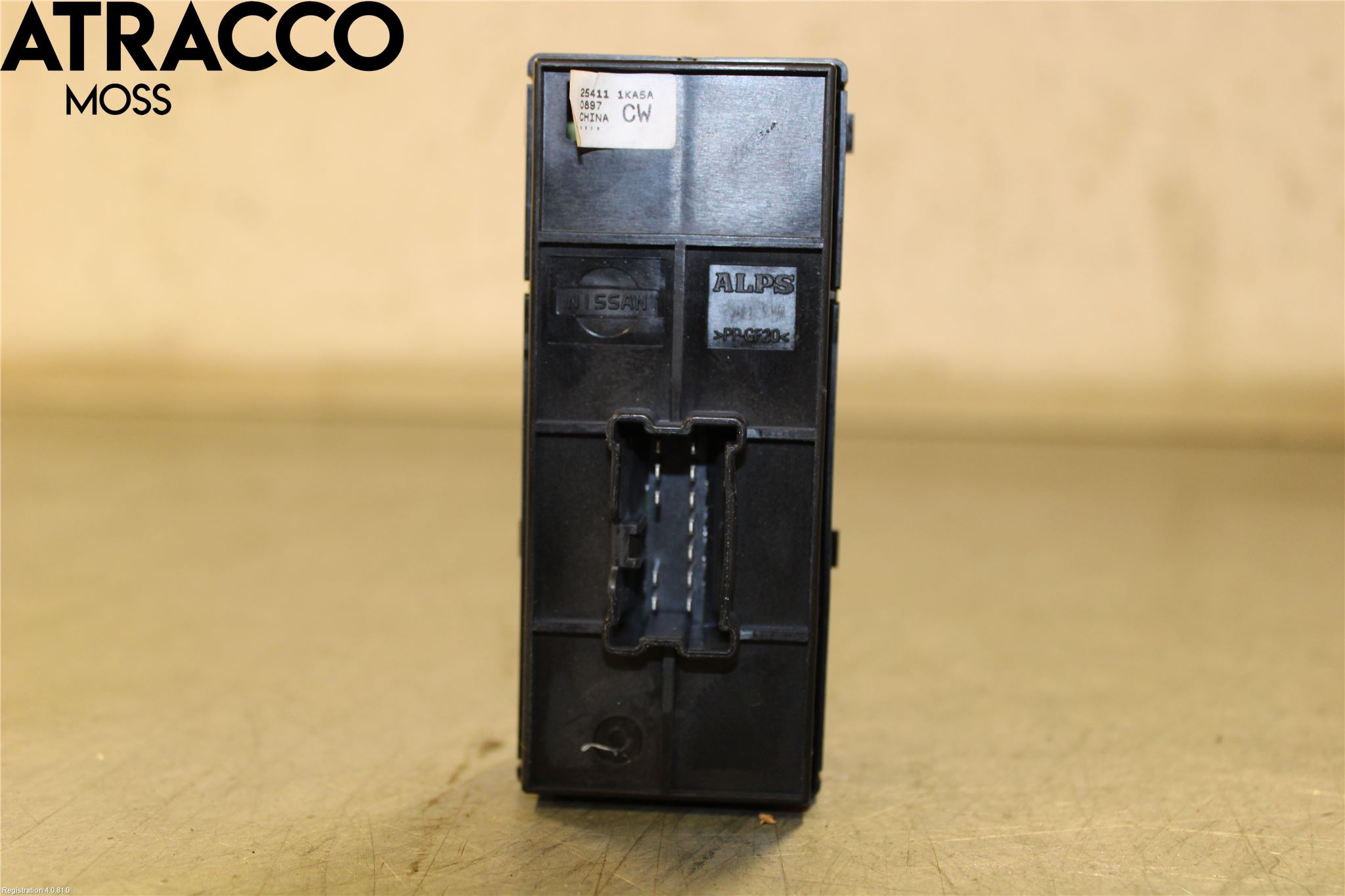 Nissan JUKE 14-19 Bryter Vindusheis