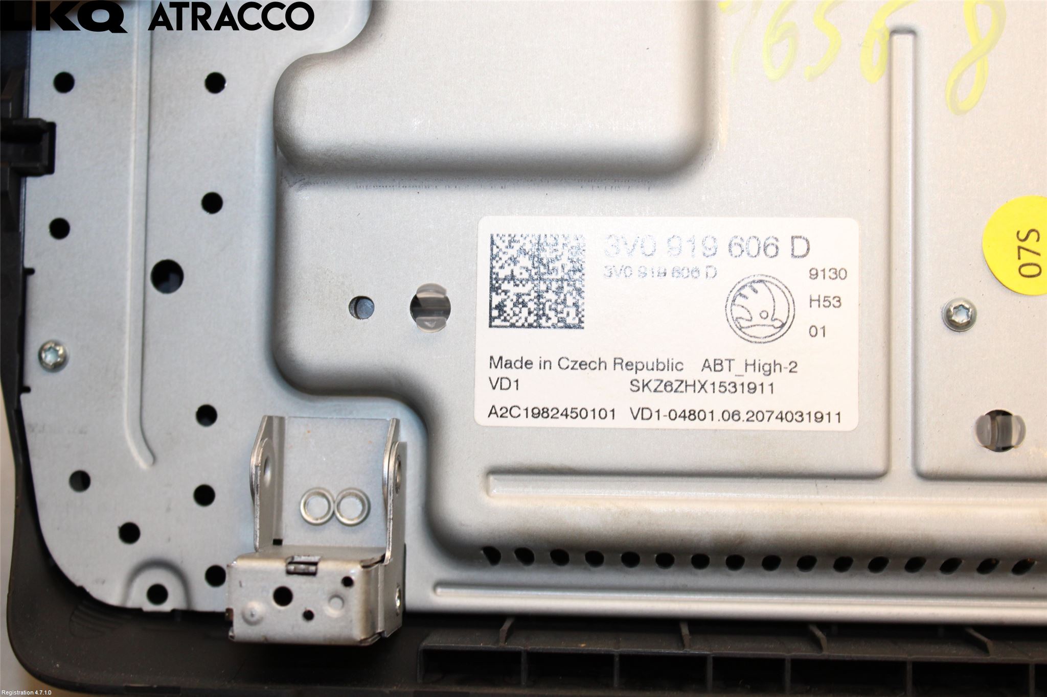 Skoda SUPERB 16-24 Multifunktionsdisplay