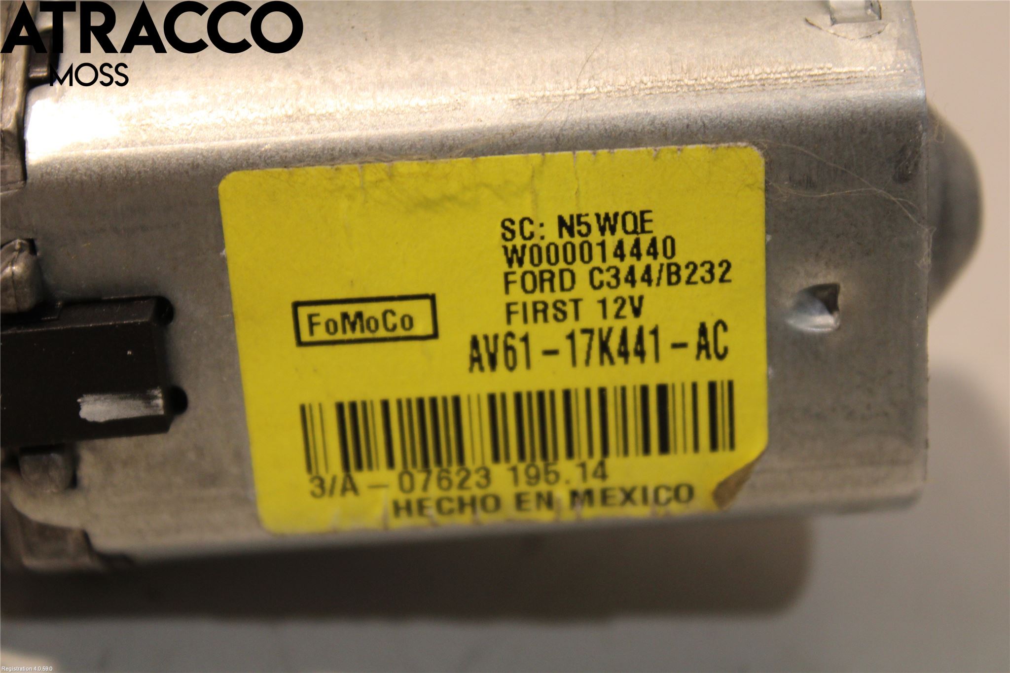 Ford B-MAX 12-17 Viskermotor Bakluke