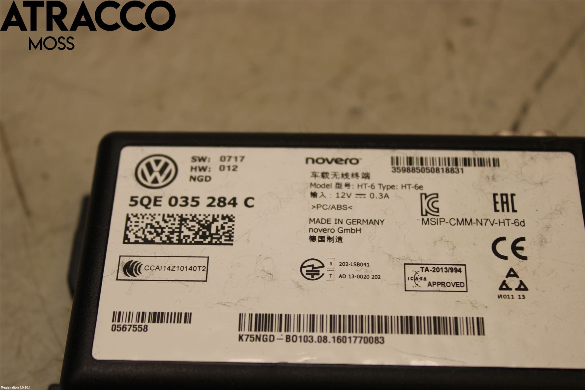 Audi A3/S3 8V 13-20 Stereo Radio Øvrig