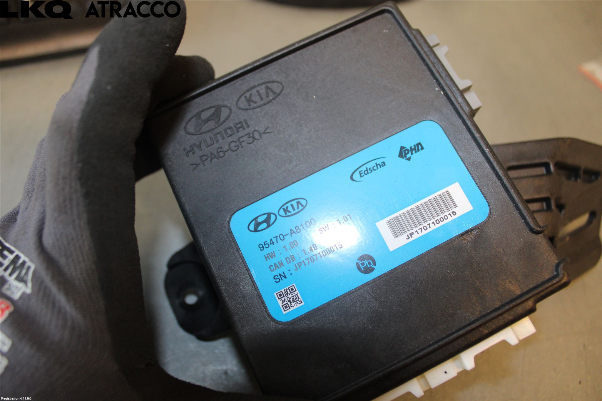 Kia OPTIMA 16-20 Styreenhet Bakluke