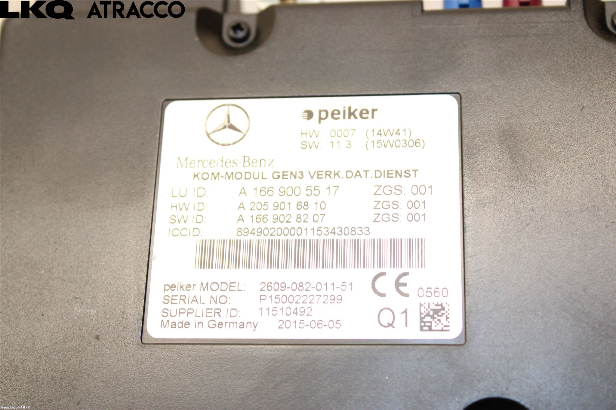 Mercedes-Benz MB C-KLASS (W205) 14-21 Telefon