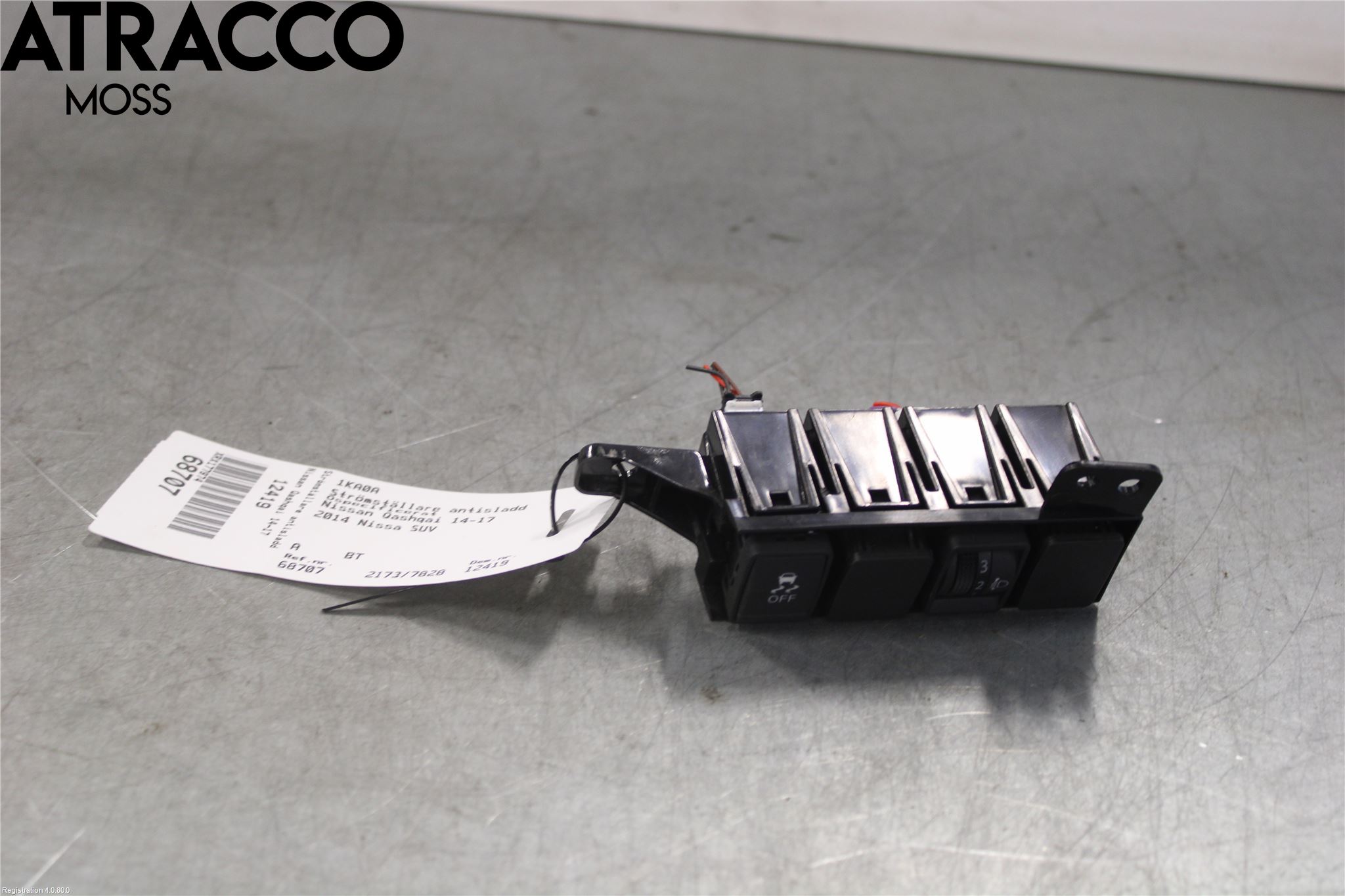 Nissan QASHQAI 14-17 Strömställare Antisladd