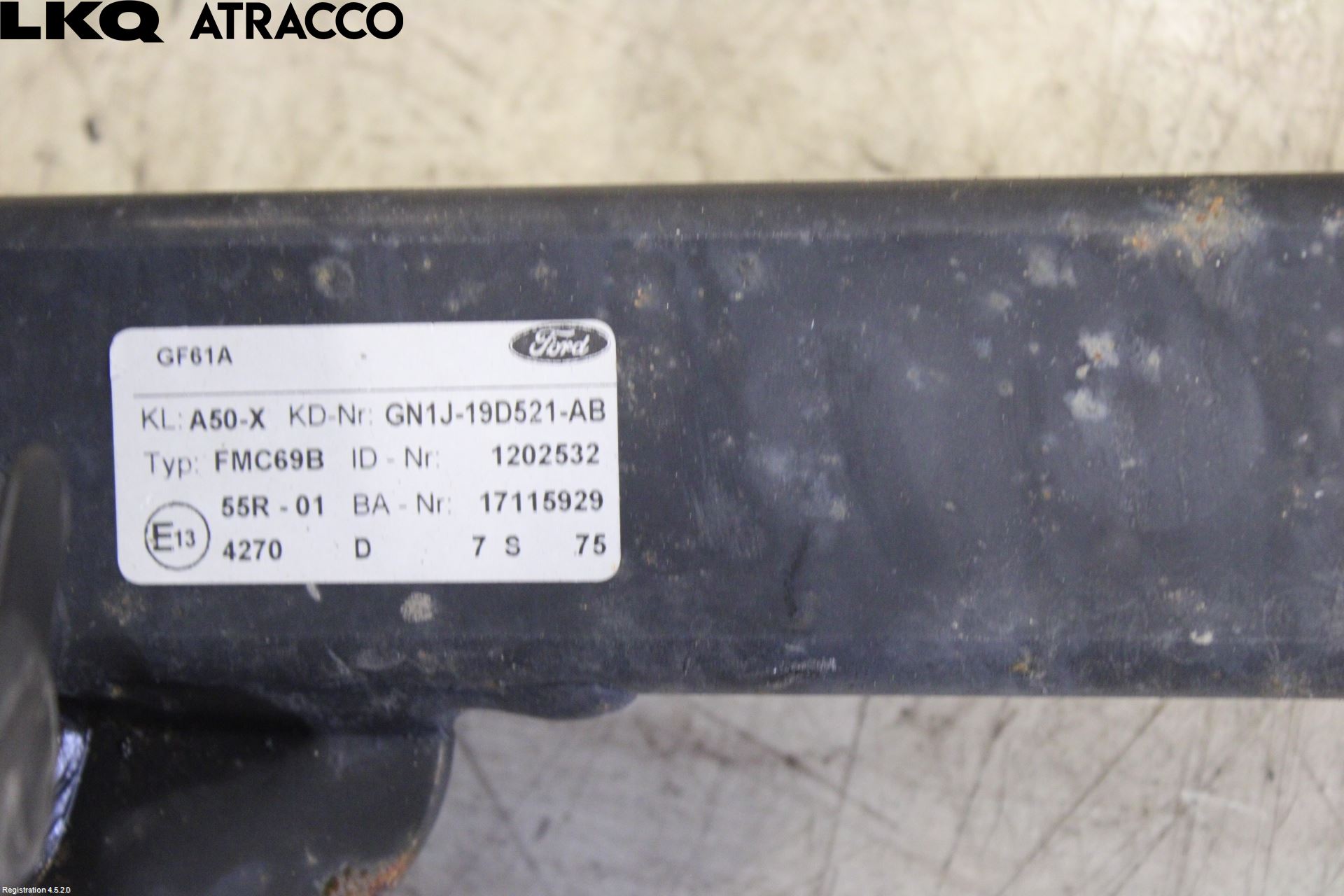 Ford ECOSPORT 17- Tilhengerfeste