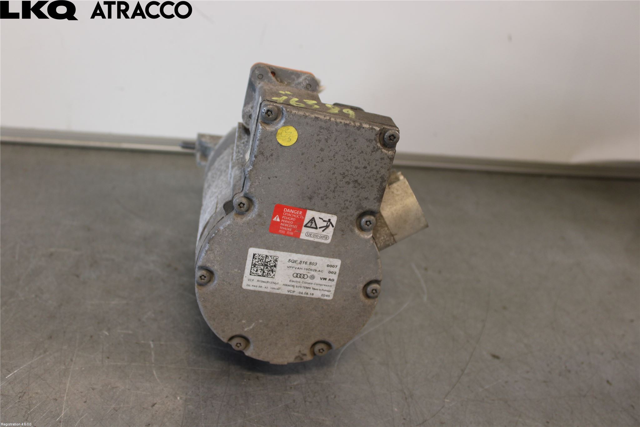 Volkswagen VW GOLF / E-GOLF VII 13-20 Varme Ac Kompressor