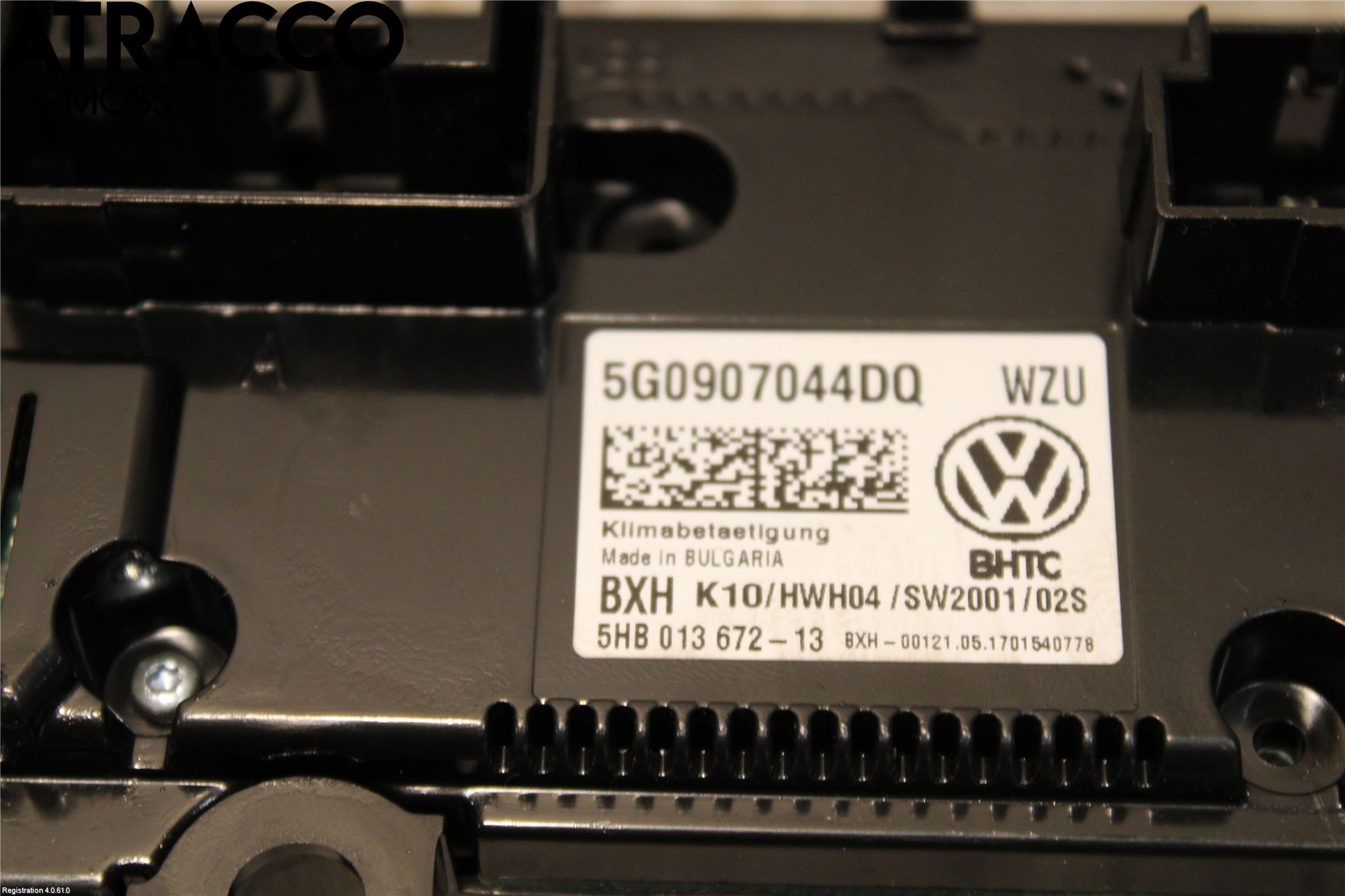 Volkswagen VW PASSAT 15-19 Varme Ac Betjening-Display