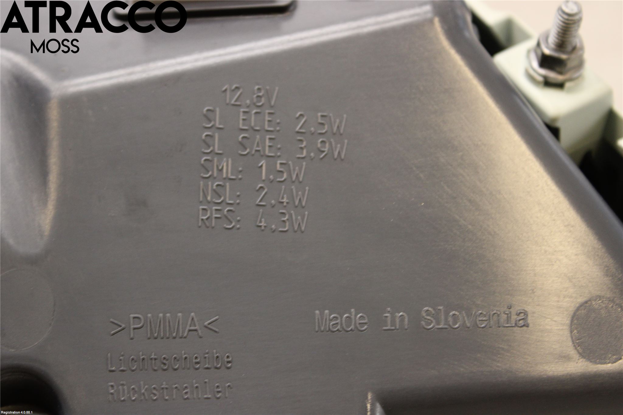 Mercedes-Benz MB B-KLASS (W246/W242) 12-19 Baklykt Høyre  På Luke(Indre)