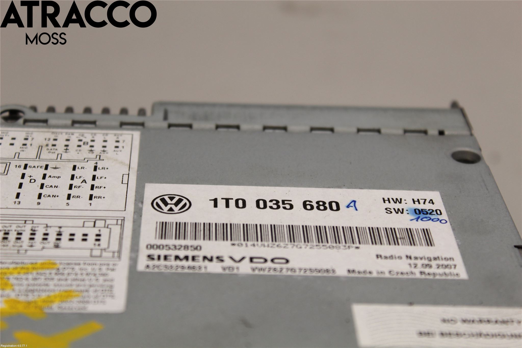 Volkswagen VW TIGUAN 07-16 Stereo Radio Med Cd