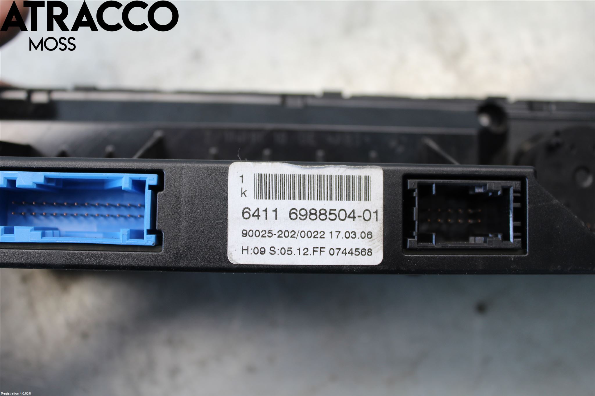 BMW 5 E60/61 Sed/Tou 02-10 Varme Ac Betjening-Display