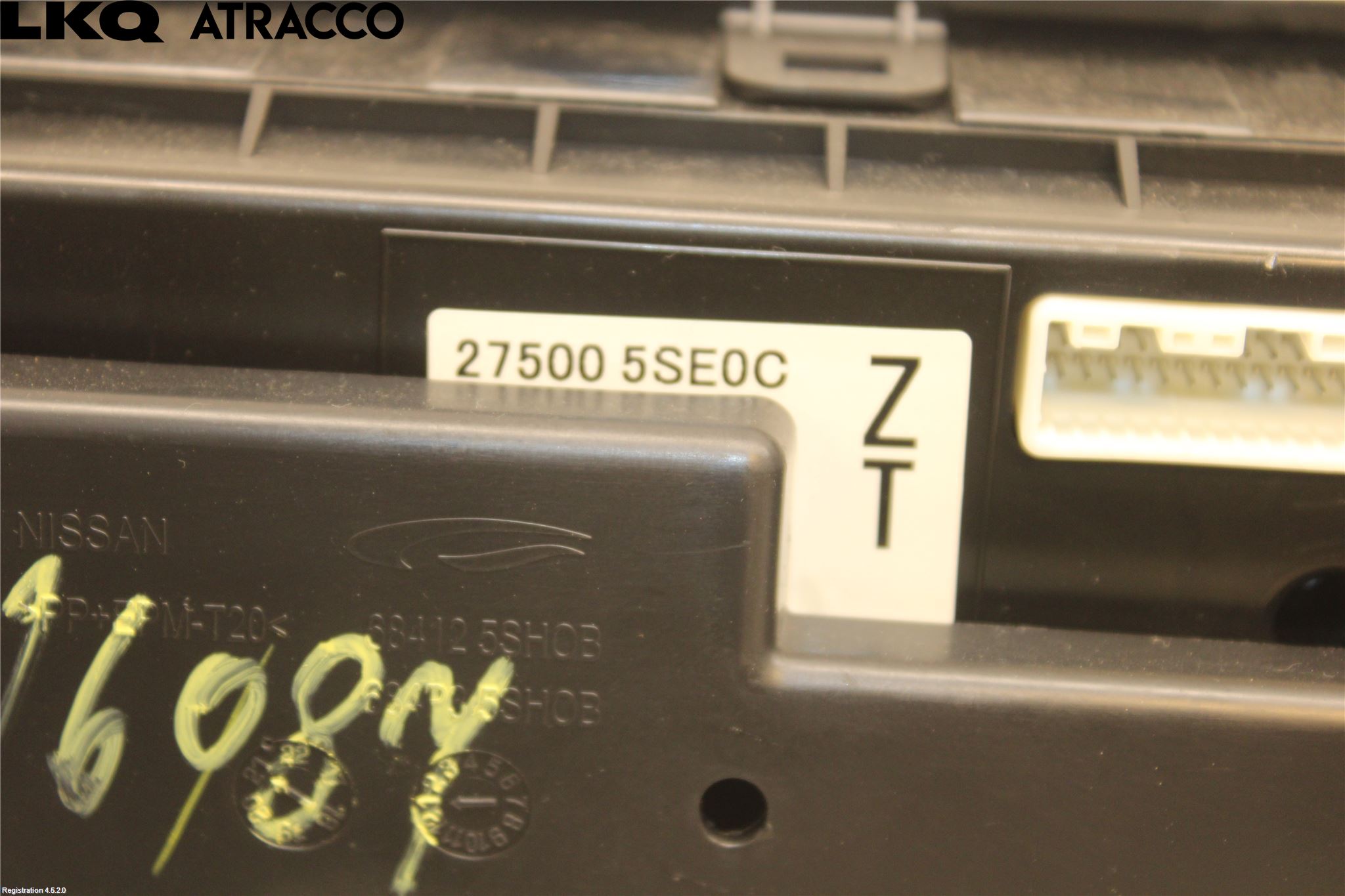 Nissan LEAF 18- Varme Ac Betjening-Display