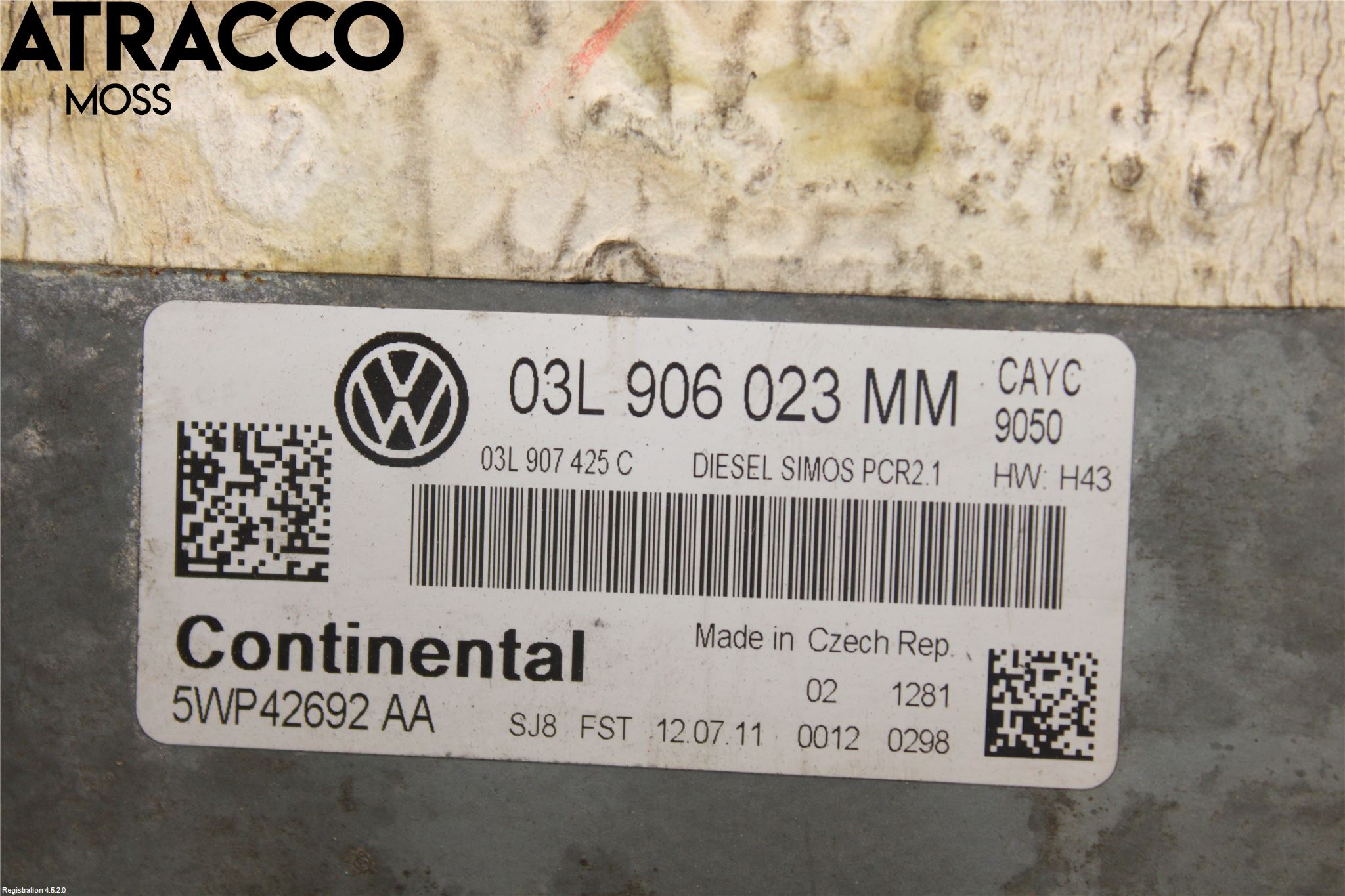 Volkswagen VW GOLF VI 09-13 Styreenhet Innsprøytning