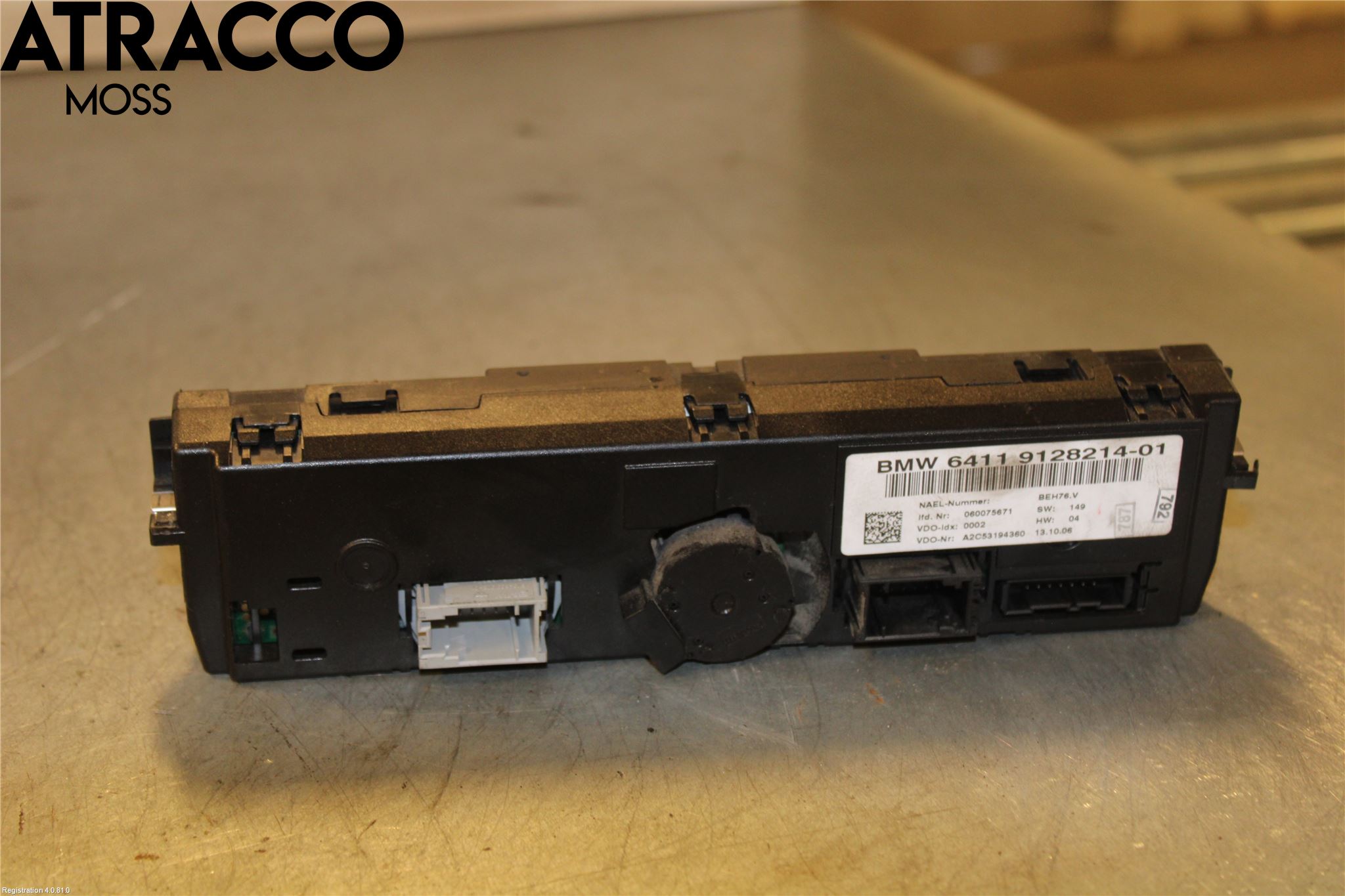 BMW 3 E90/91 SED/TOU 05-12 Varme Ac Betjening-Display