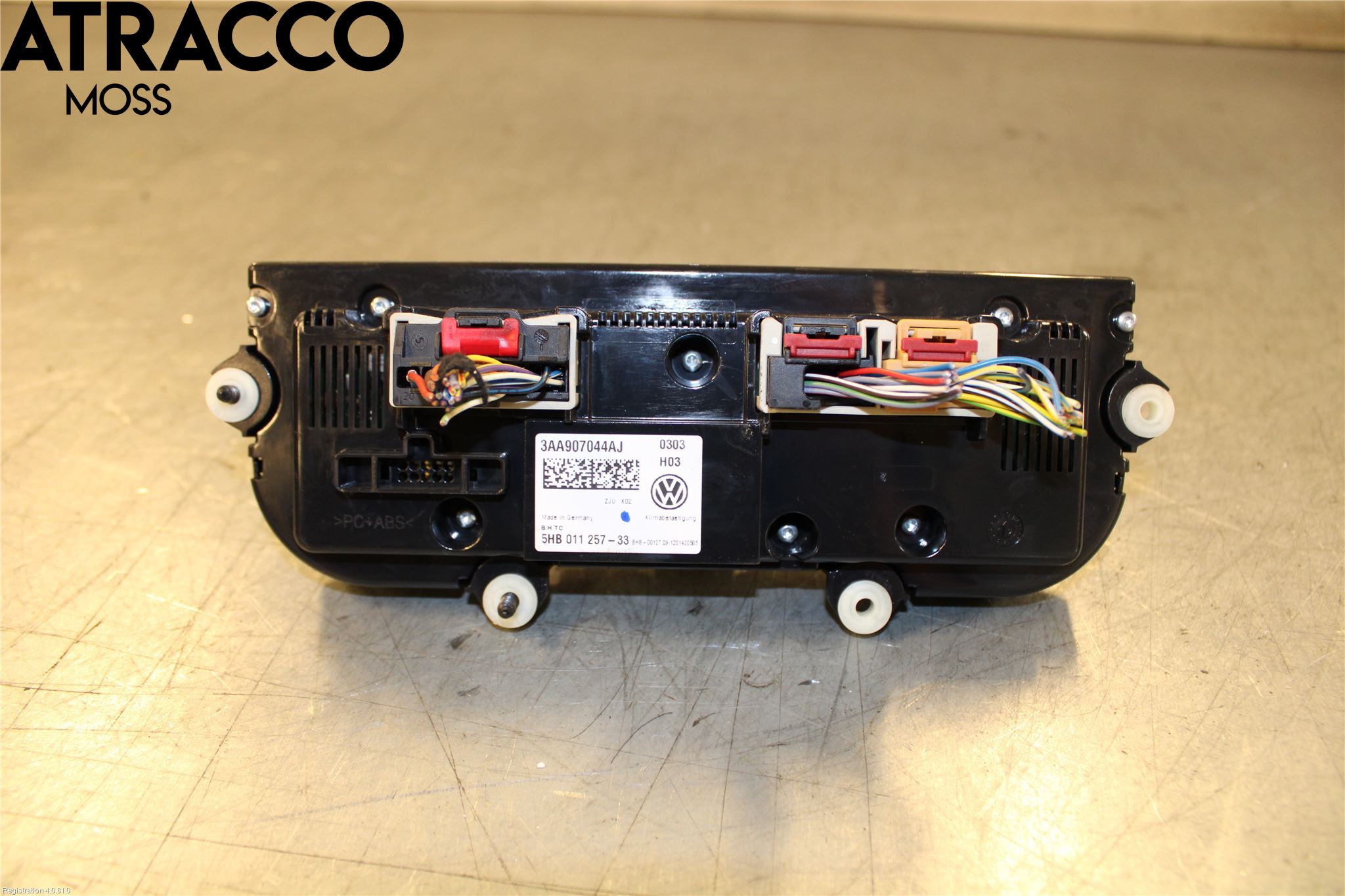 Volkswagen VW TOURAN 10-15 Varme Ac Betjening-Display