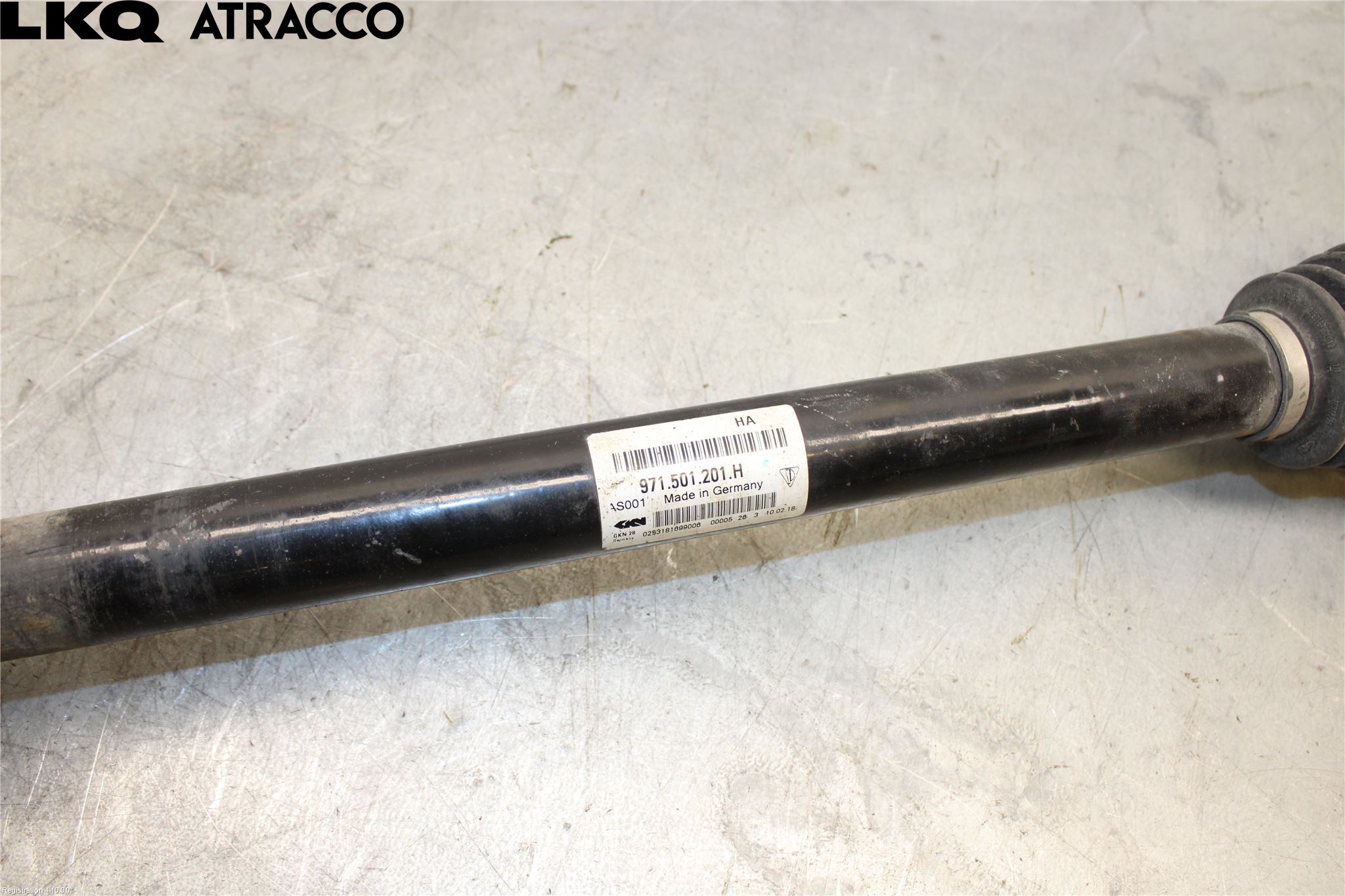 Porsche PANAMERA 09- Drivaksel Bak Kompl Høyre