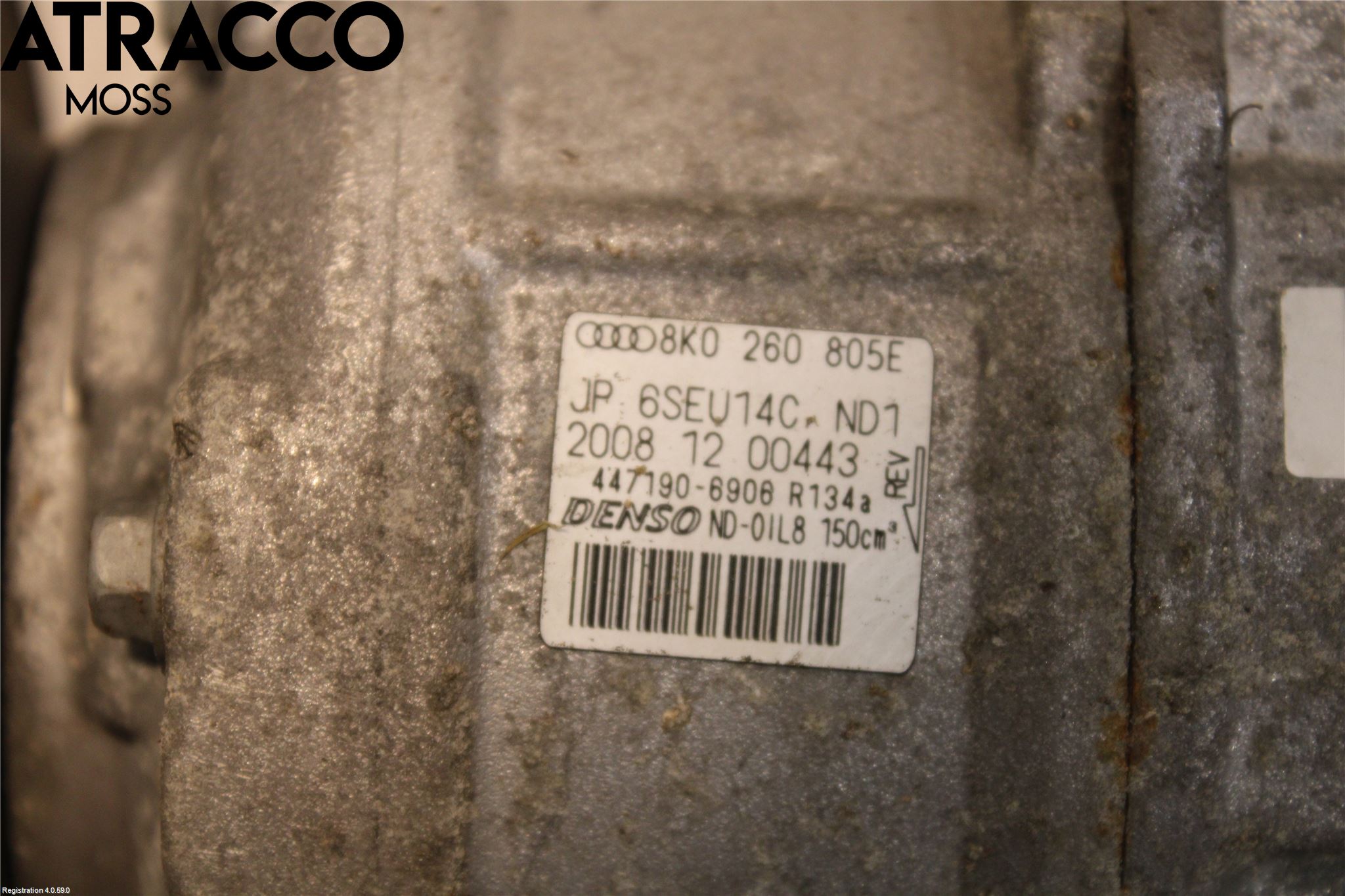 Audi A4/S4 08-11 Varme Ac Kompressor