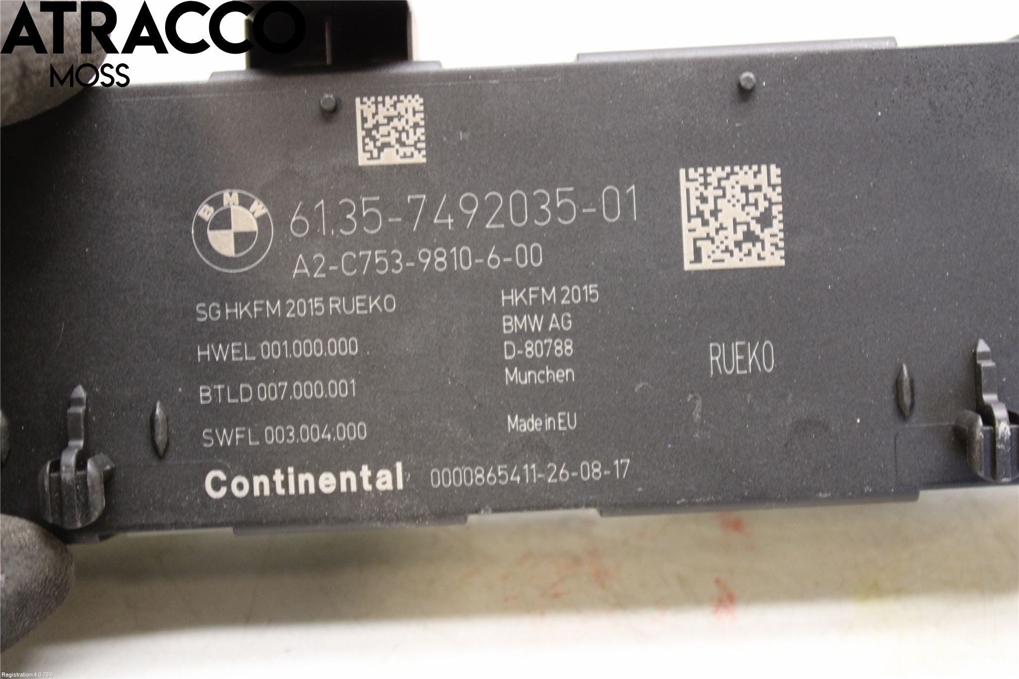 BMW 4 F32/F33/F82/F83 13-20 Styreenhet Bakluke