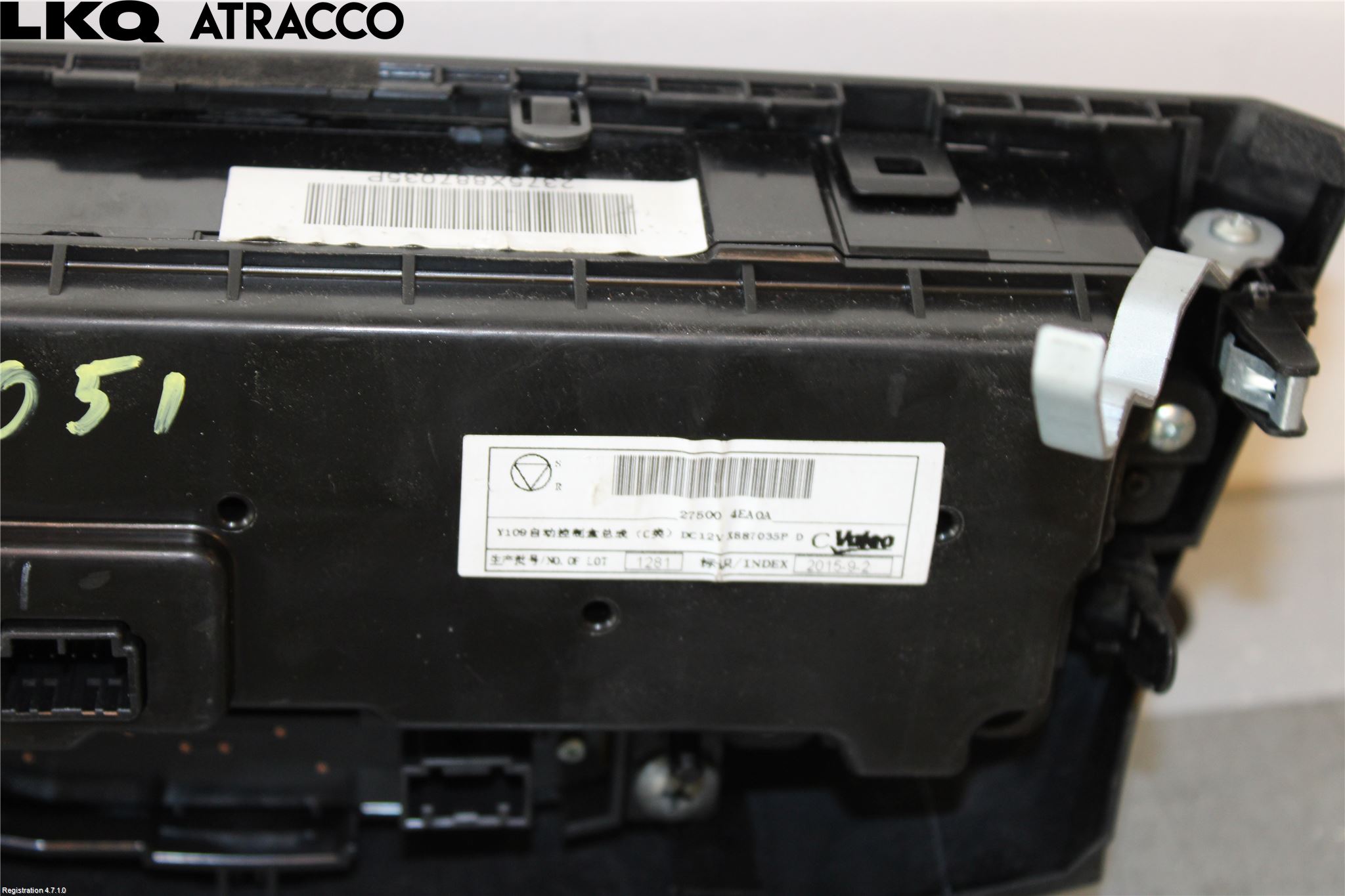 Nissan X-TRAIL 14-21 Varme Ac Betjening-Display