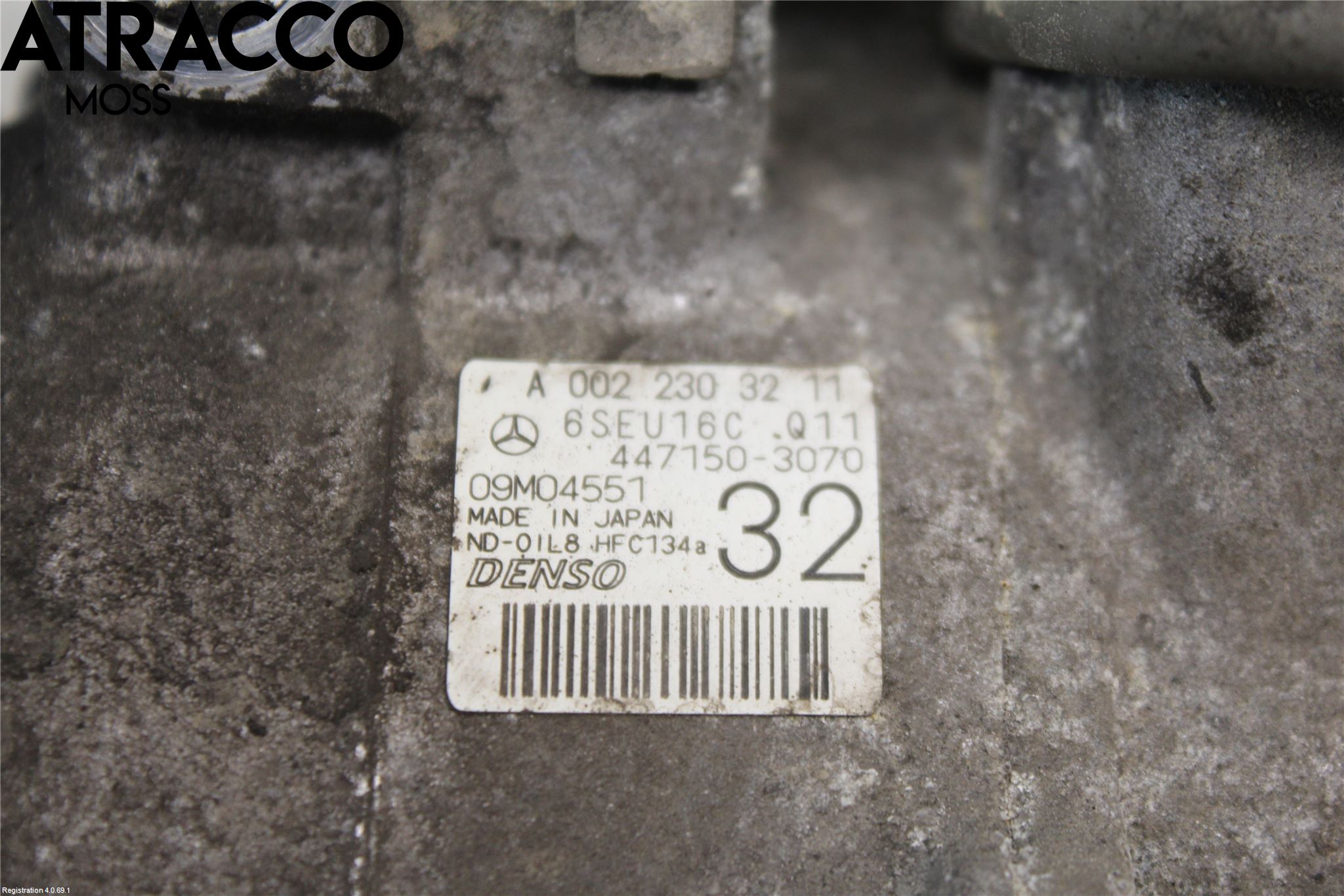 Mercedes-Benz MB E-KLASS (W212) 09-16 Varme Ac Kompressor