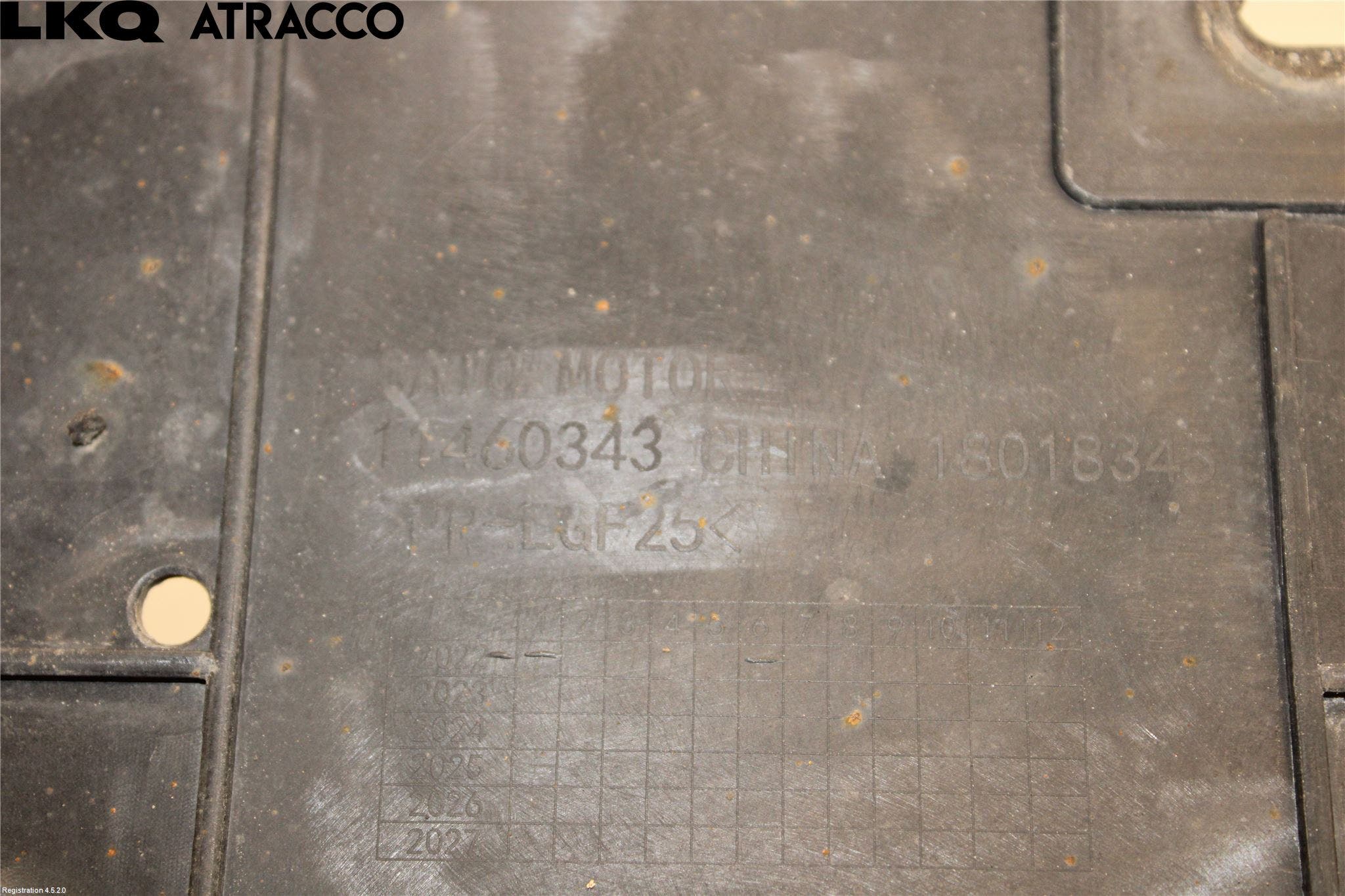 MG 4 23- Bunnplate U Motor-Gear-Dørk