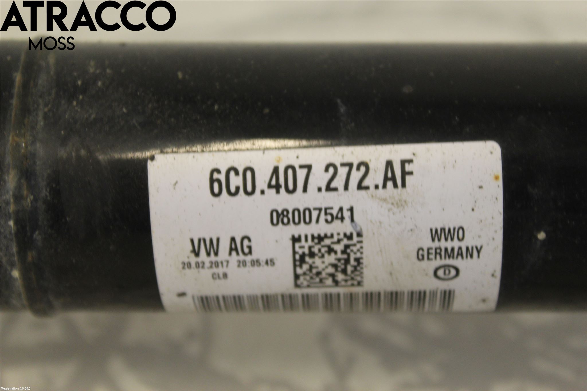 Skoda RAPID Drivaksel Foran Kompl Høyre