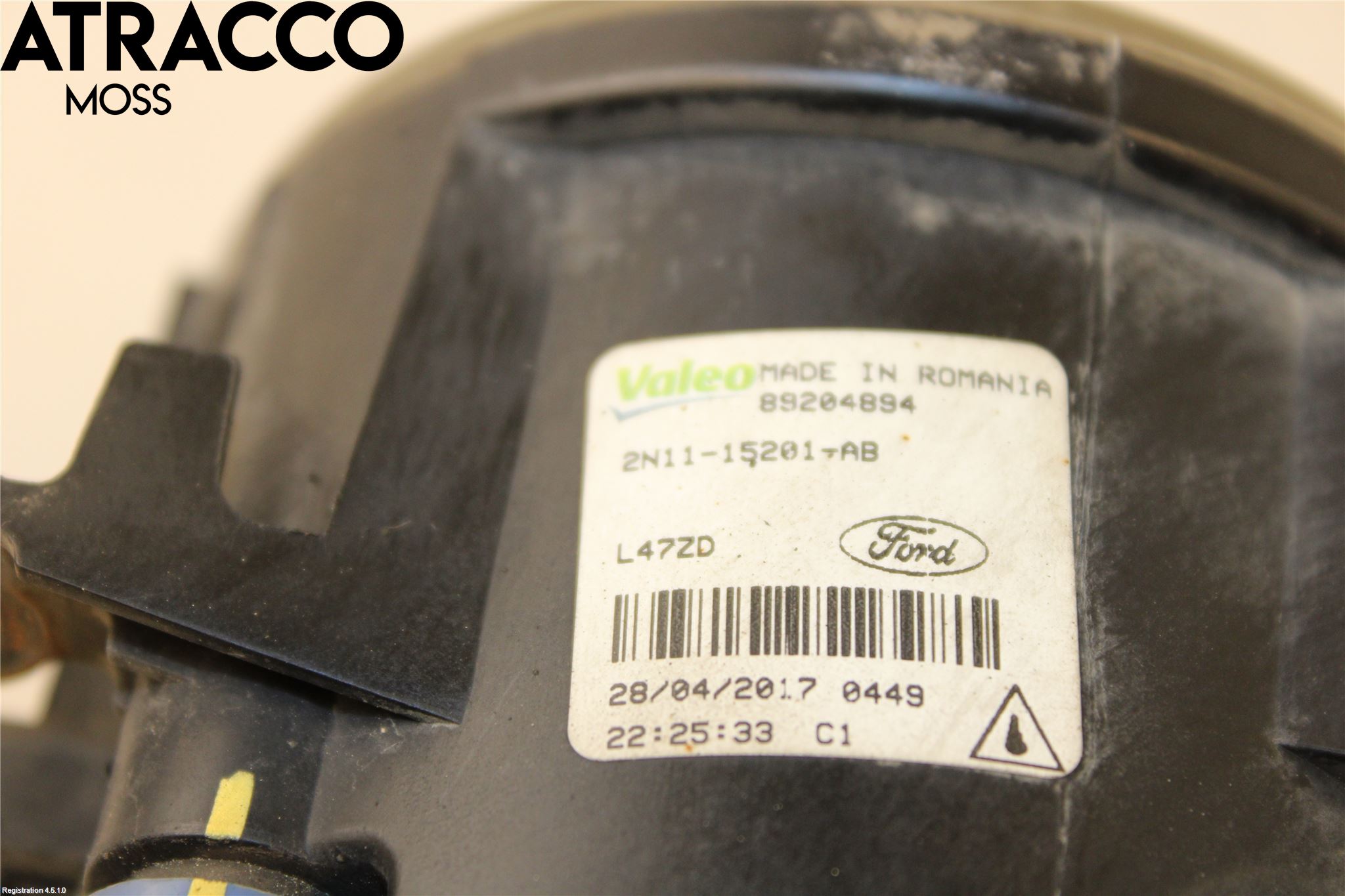 Ford TRANSIT/TOURNEO COURIER 13-23 Frontlykt-Kurve-Tåkelys