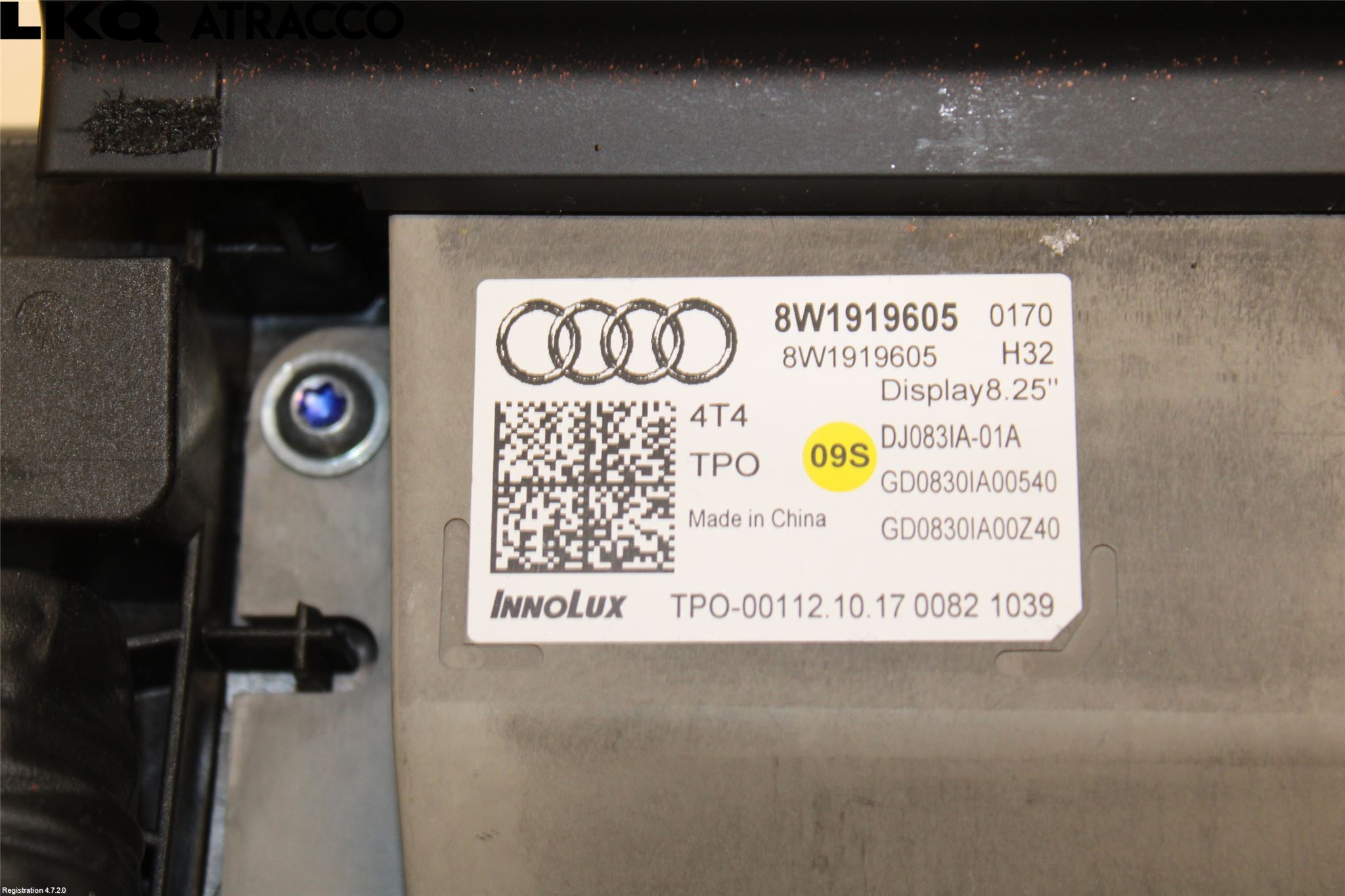 Audi A4/S4 B9 16-19 Multifunktionsdisplay