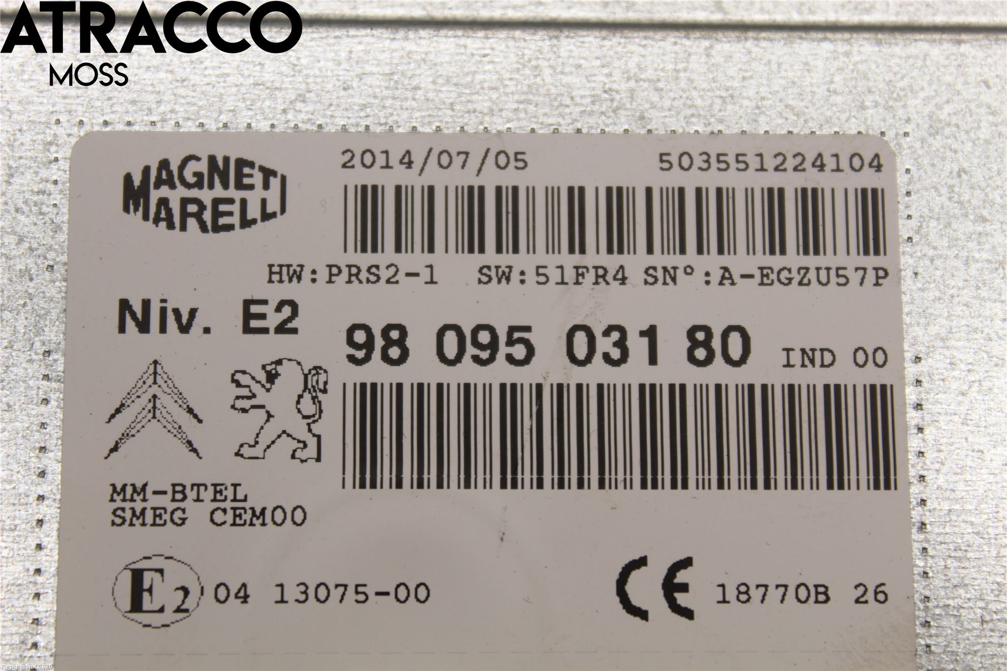 Peugeot 208 12-15 Stereo Radio