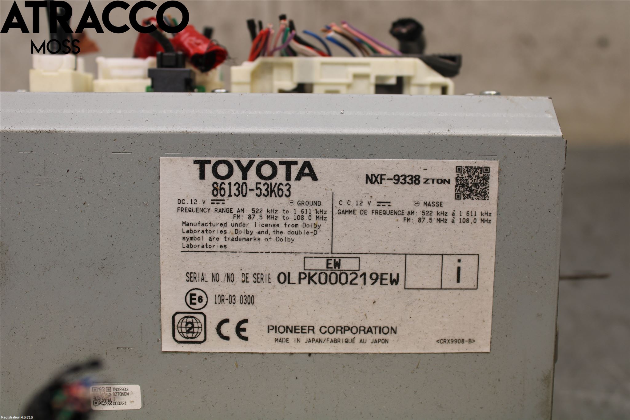 Lexus IS 250/350 14-20 Stereo Radio Med Cd