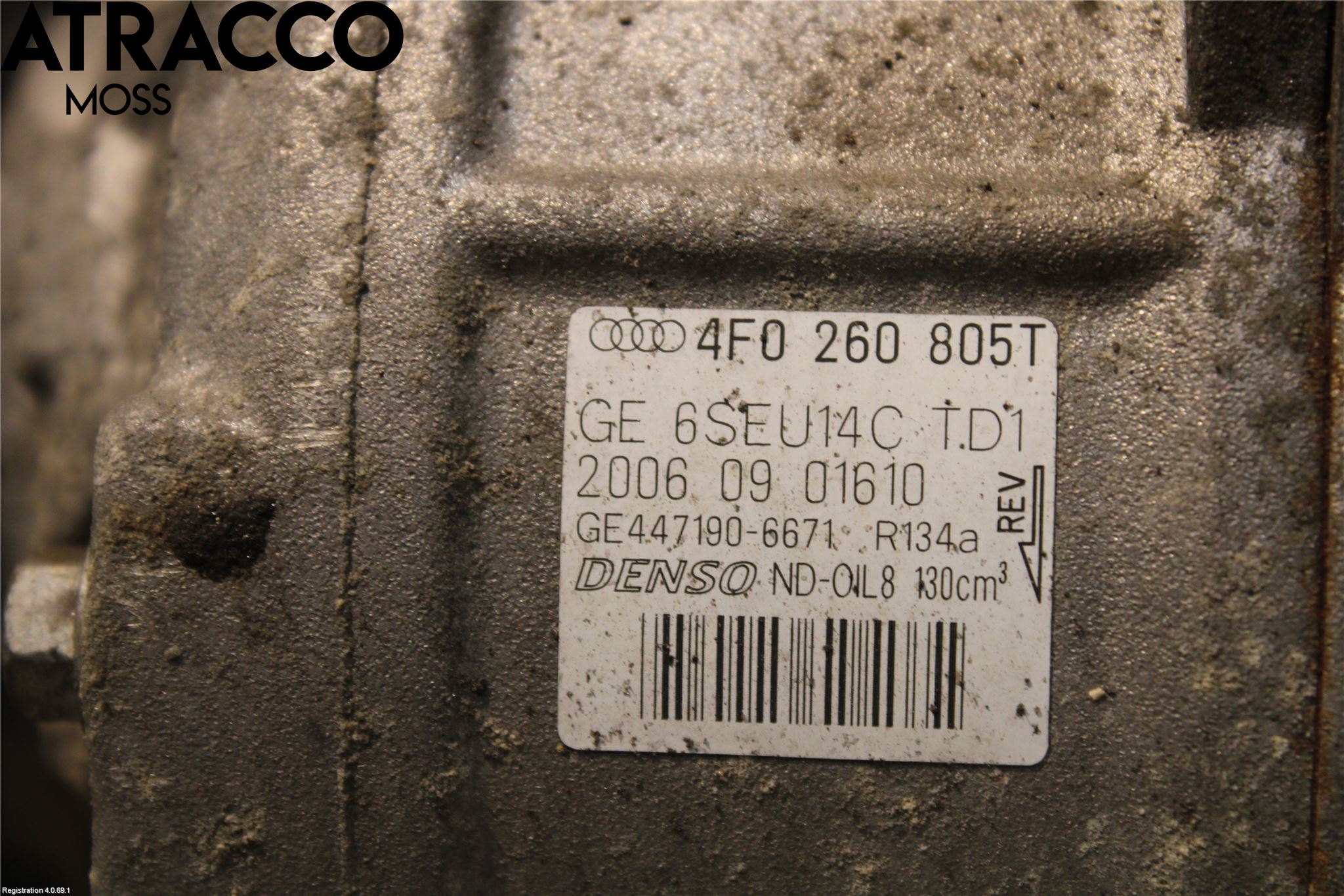 Audi A6/S6     05-11 Varme Ac Kompressor