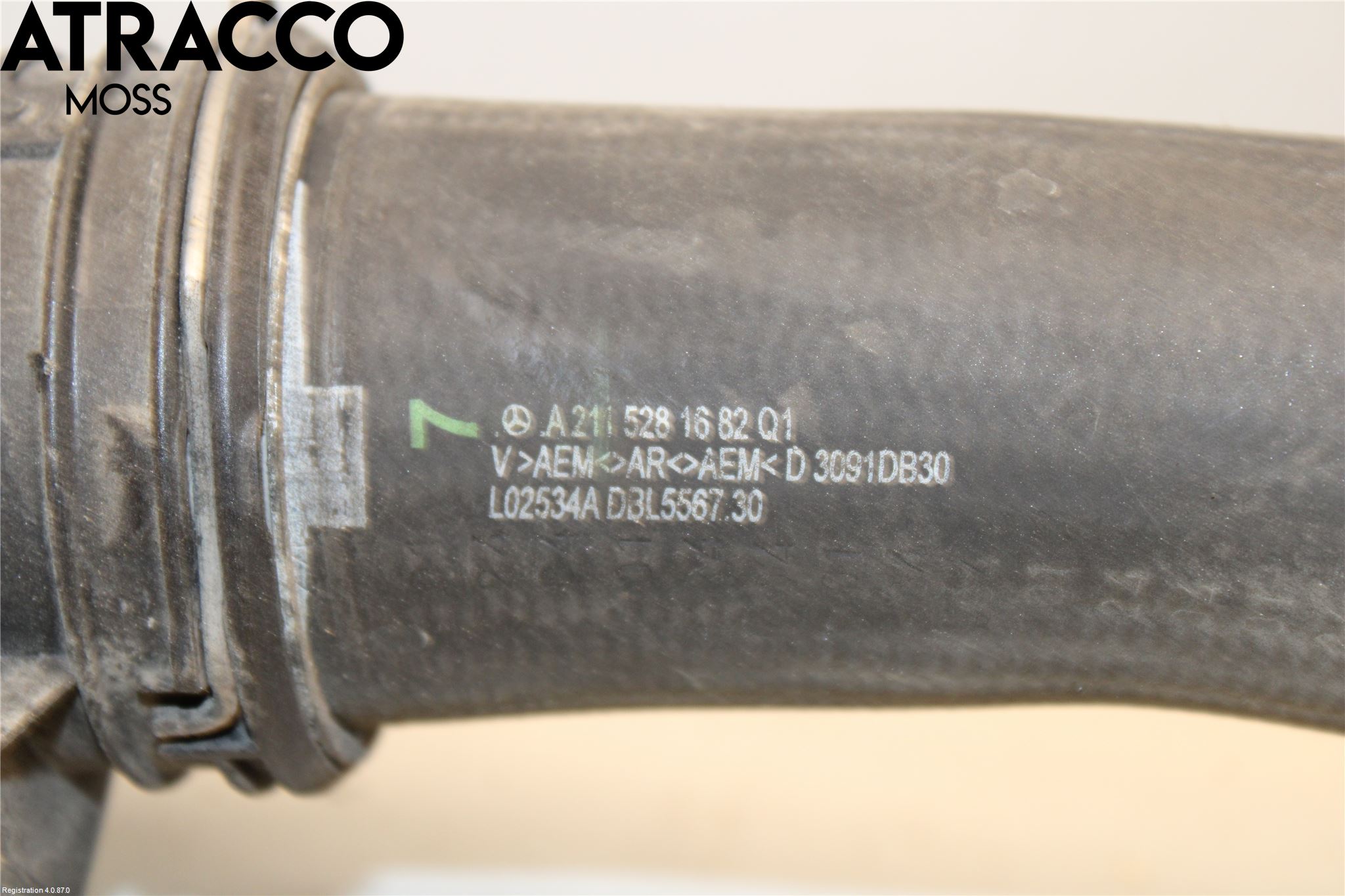 Mercedes-Benz MB E-KLASS (W211) 02-09 Intercooler Rør-Slange