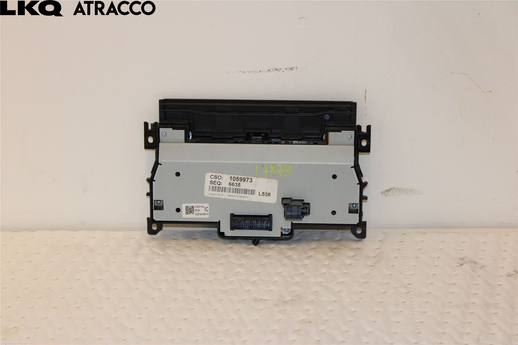 Landrover LAND ROVER RANGE ROVER EVOQUE (L538) 11-18 Varme Ac Betjening-Display