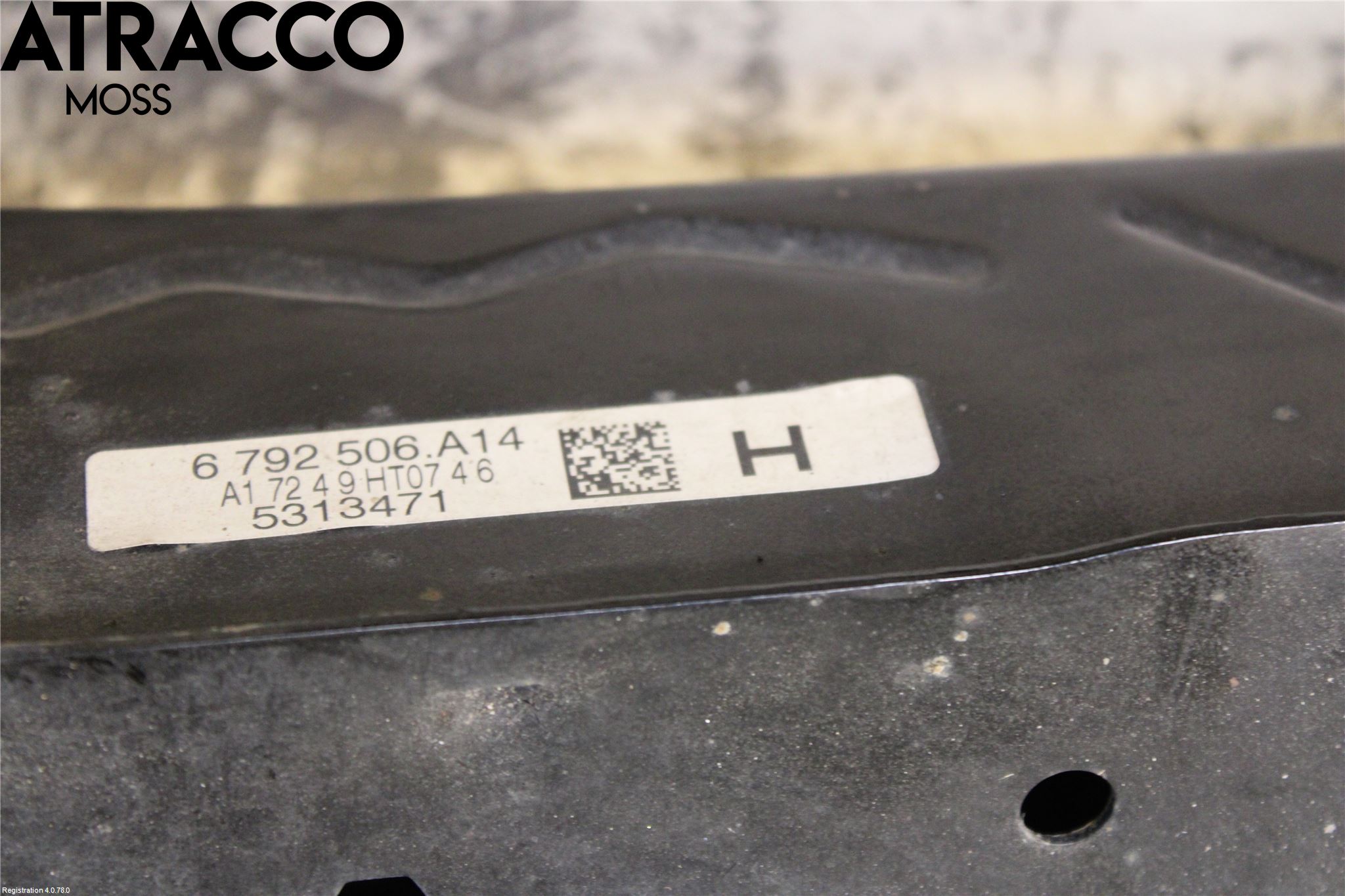 BMW 4 F32/F33/F82/F83 13-20 Bakaksel Feste Travers-Ramme