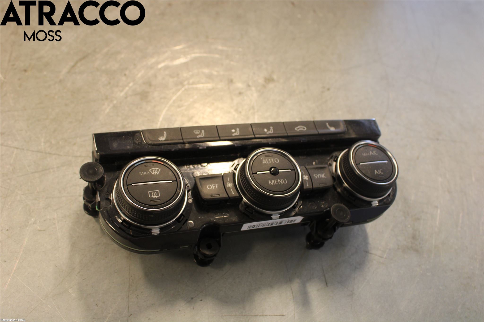 Volkswagen VW GOLF / E-GOLF VII 13-20 Varme Ac Betjening-Display