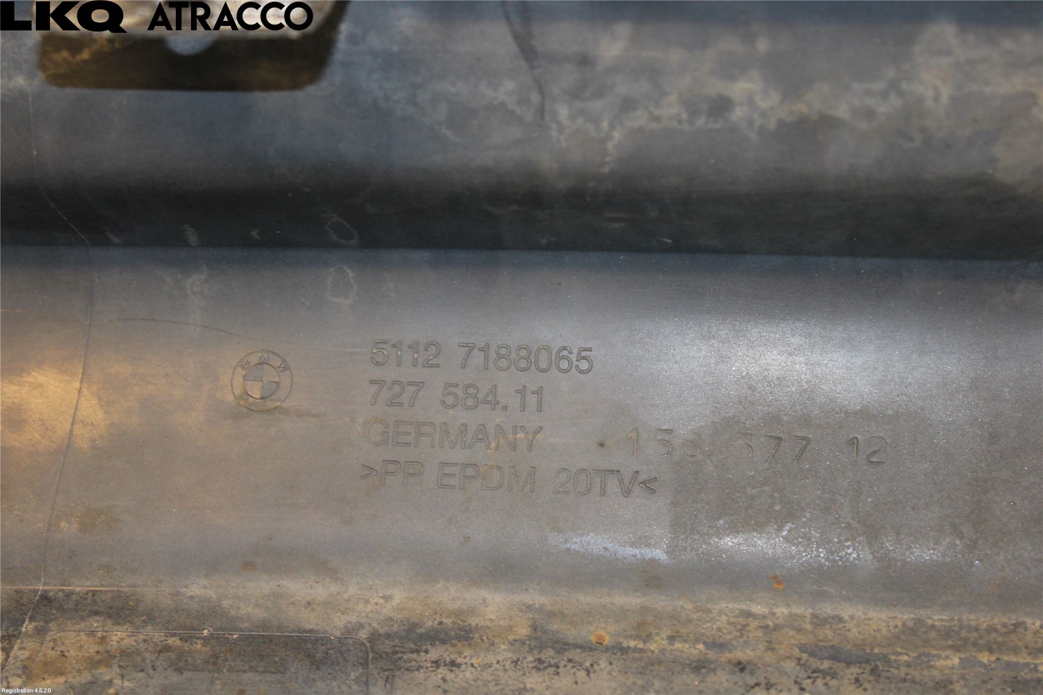 BMW 7 F01/02/03/04 09-15 Støtfanger Bak Midt Del