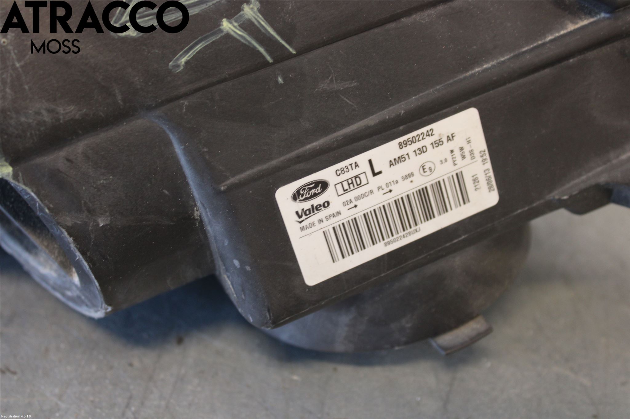 Ford GRAND C-MAX  11-14 Frontlykt Venstre