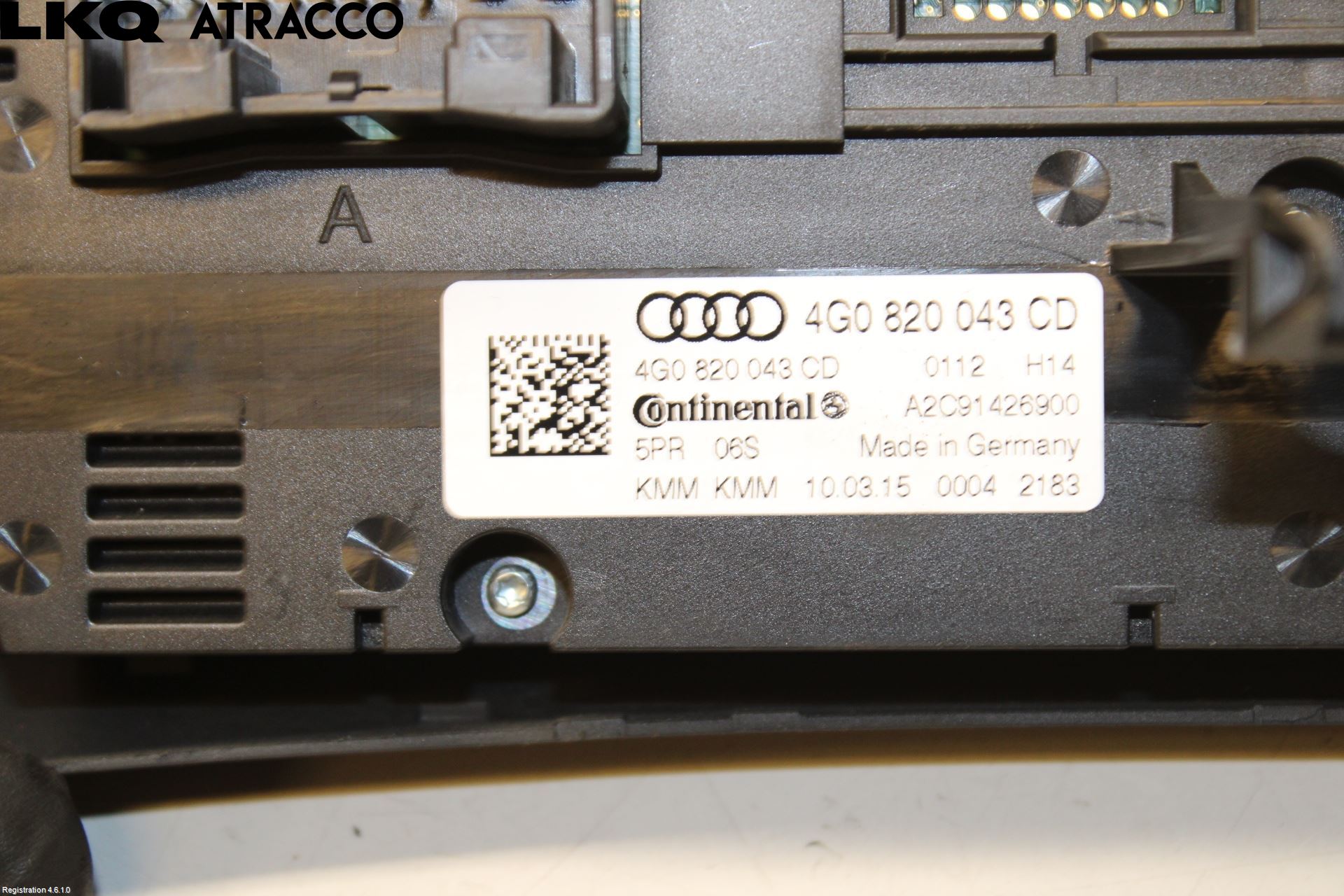 Audi A6 ALLROAD 12-18 Varme Ac Betjening-Display