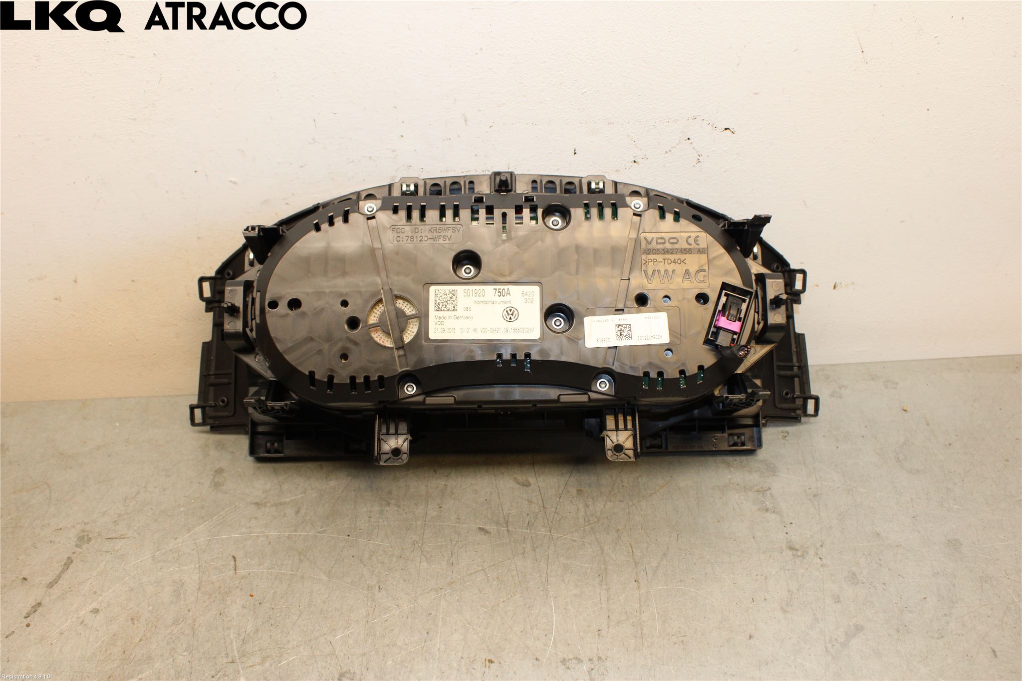 Volkswagen VW GOLF / E-GOLF VII 13-20 Instr Speedometer