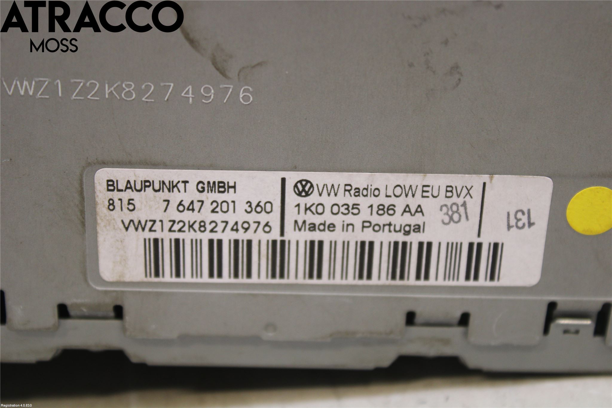 Volkswagen VW AMAROK 2H 10-22 Stereo Radio Med Cd